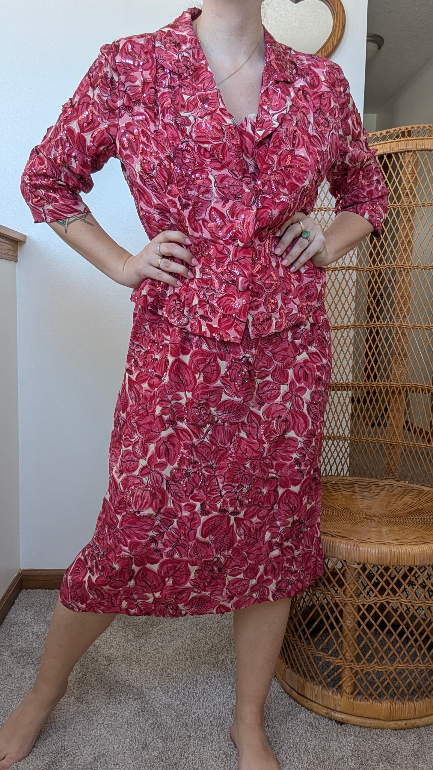 1950s dress set