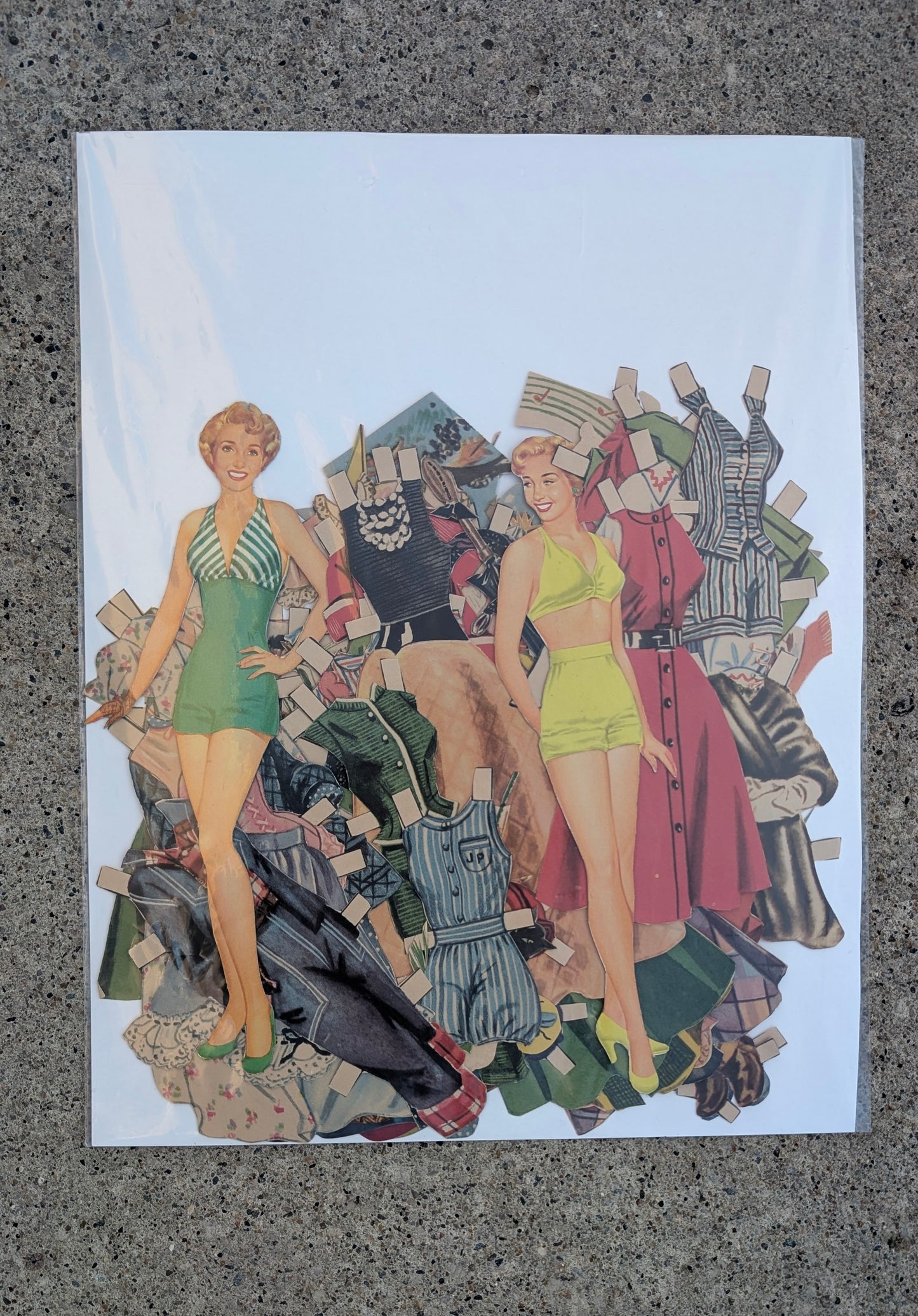 Vintage Jane Powell paper doll set