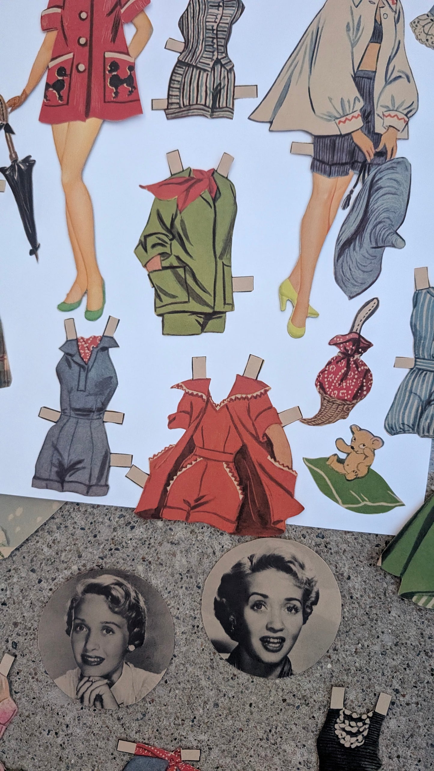 Vintage Jane Powell paper doll set