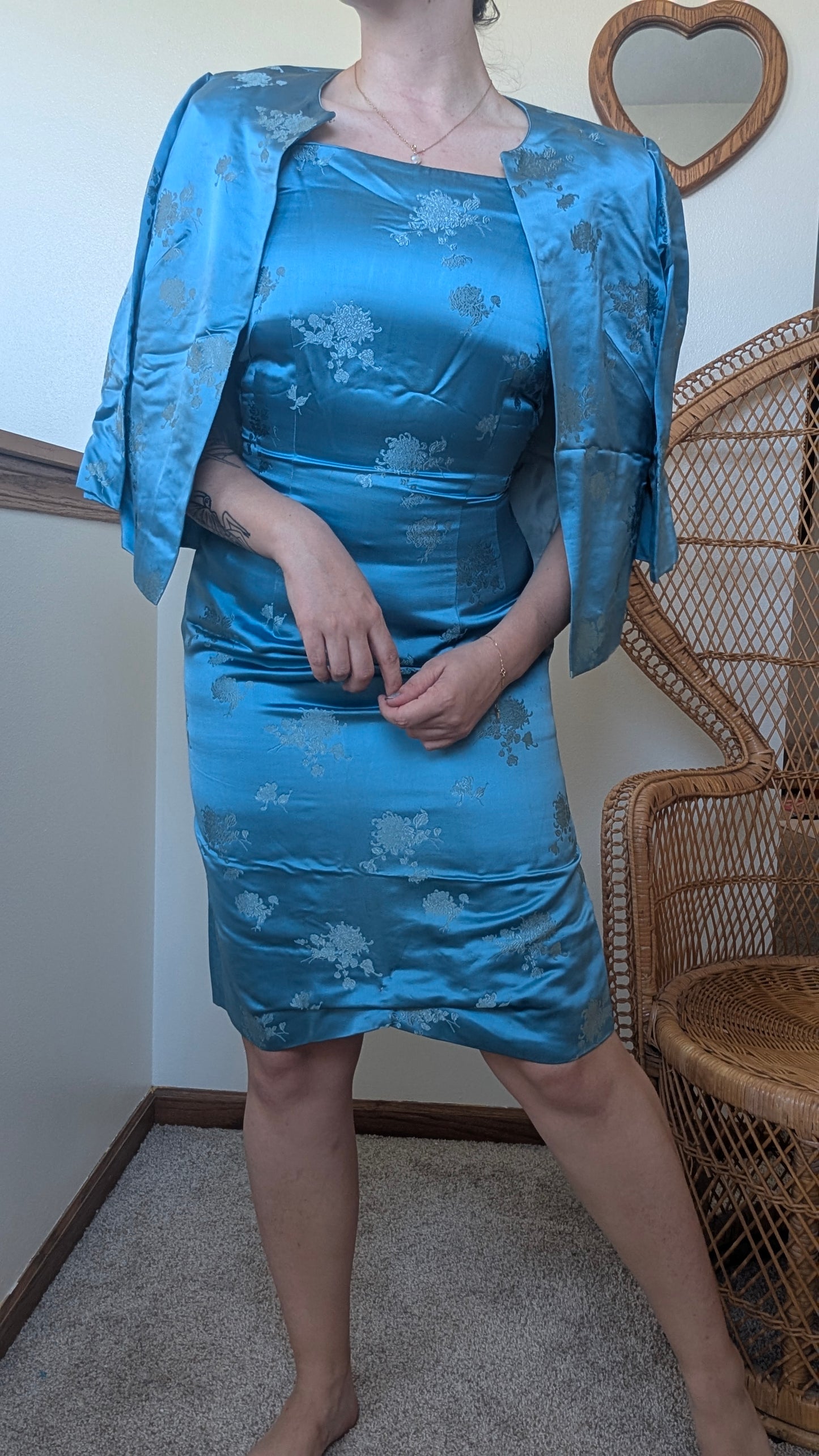 1950s Swee Lo silk set Dress Rad Bonnie's Vintage