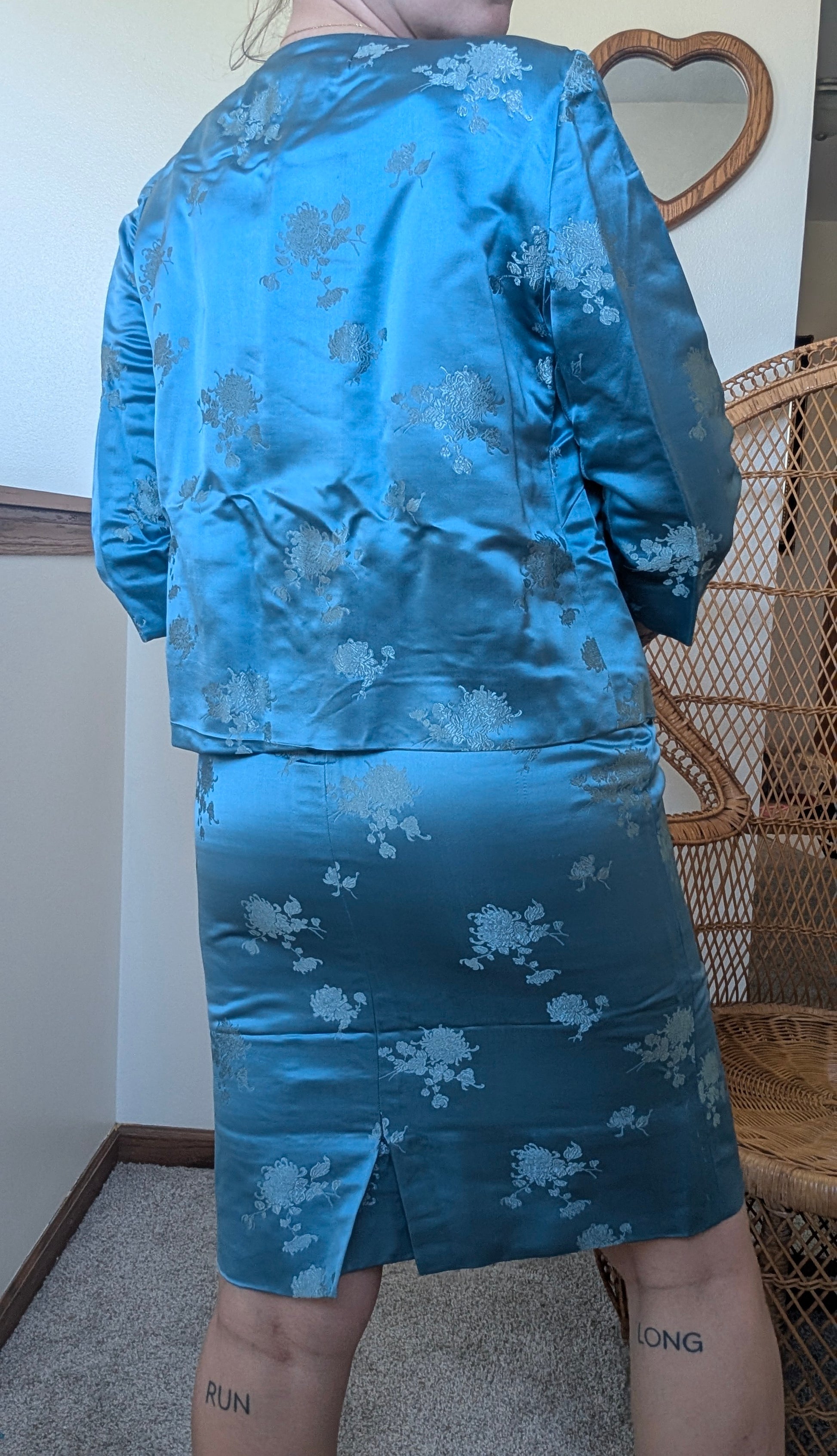 1950s Swee Lo silk set Dress Rad Bonnie's Vintage