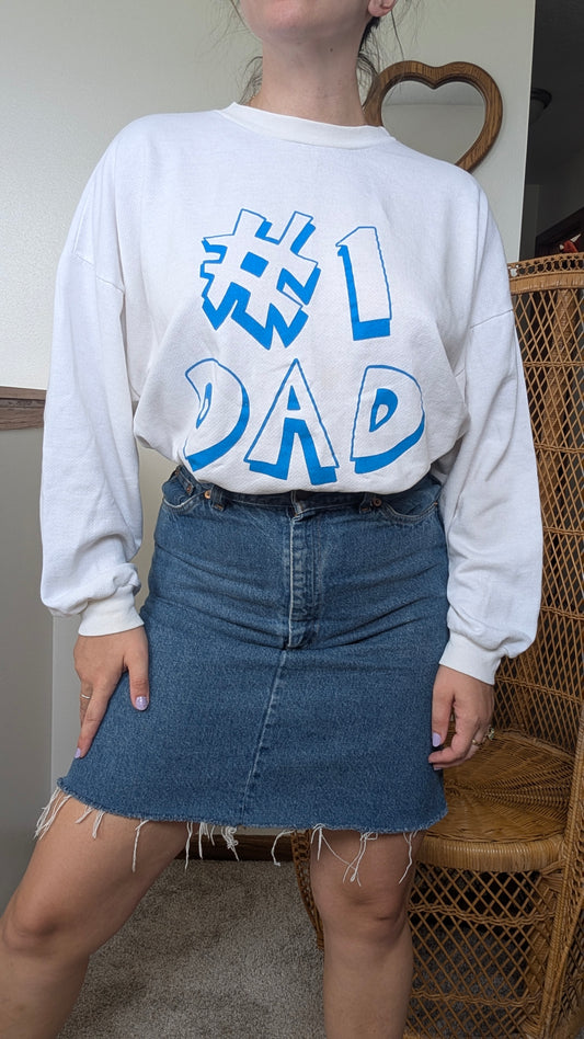 1990s #1 dad sweatshirt sweatshirt Rad Bonnie's Vintage
