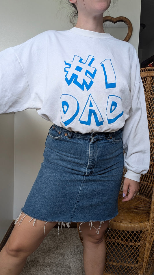 1990s #1 dad sweatshirt sweatshirt Rad Bonnie's Vintage