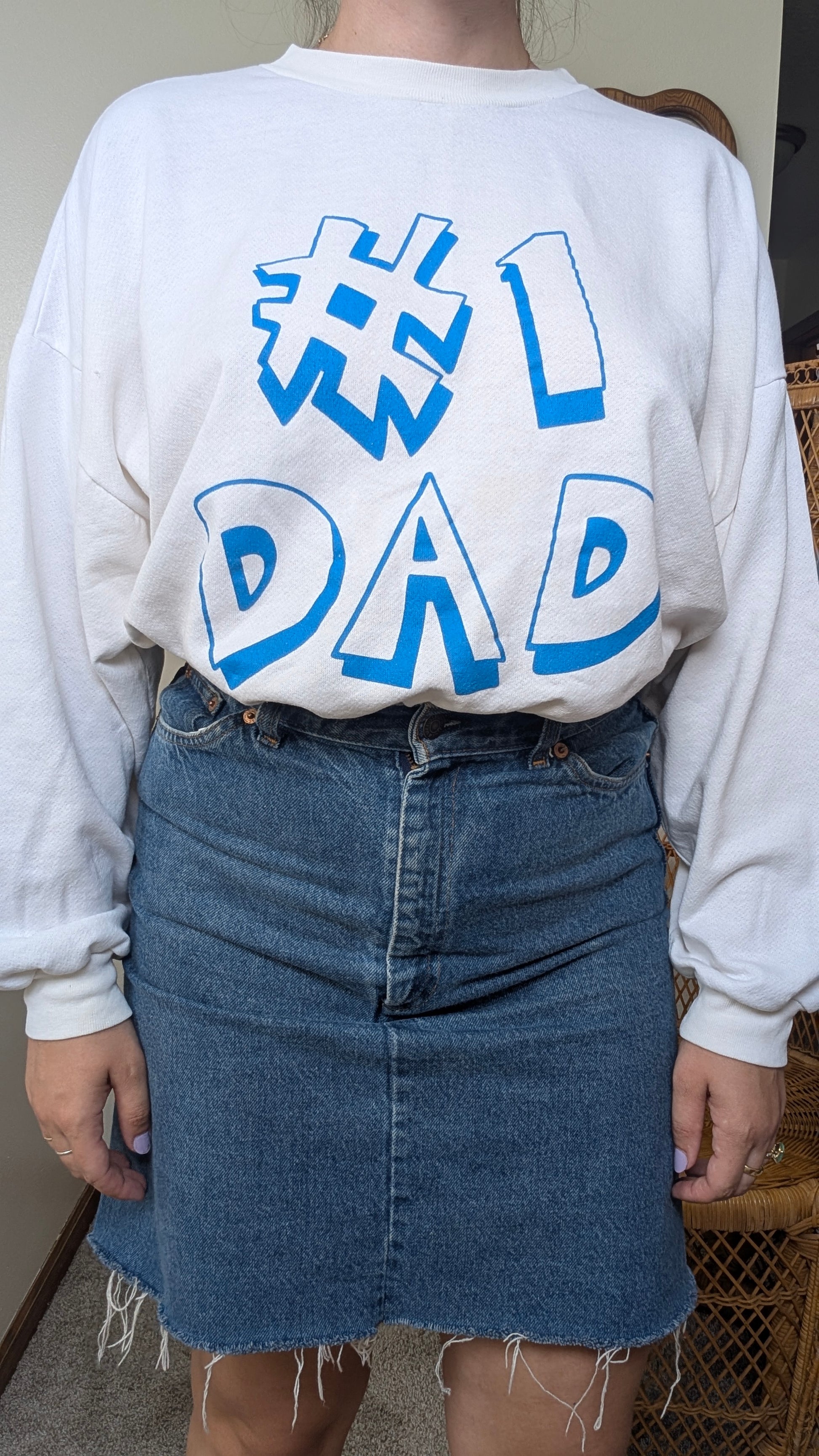 1990s #1 dad sweatshirt sweatshirt Rad Bonnie's Vintage