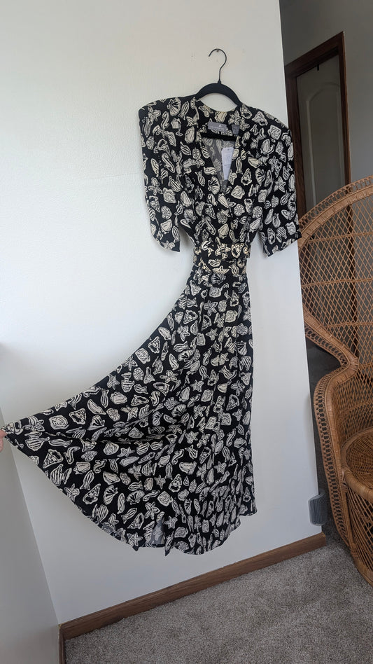1990s tropical dress Dress Rad Bonnie's Vintage
