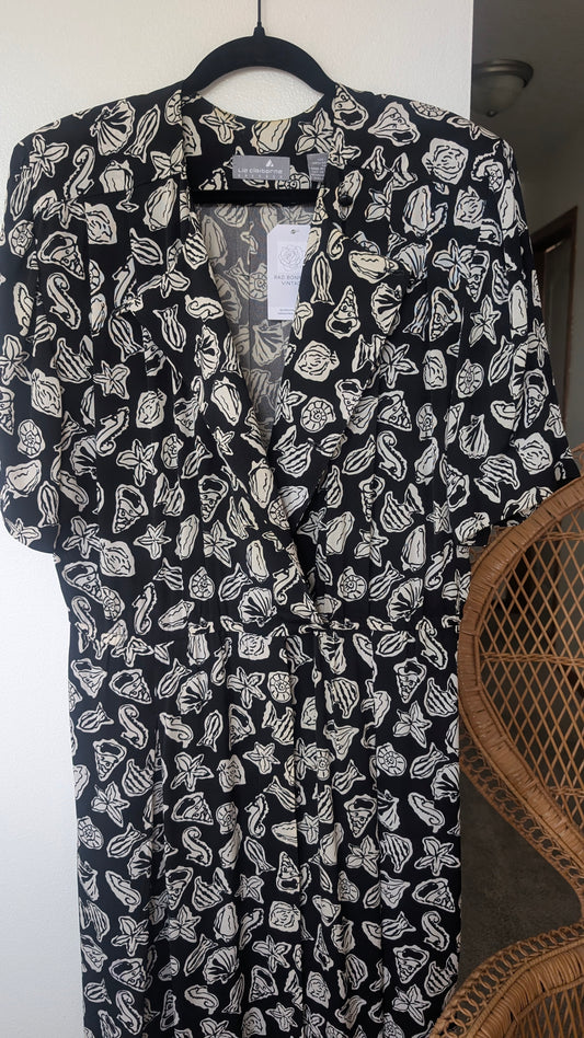 1990s tropical dress Dress Rad Bonnie's Vintage