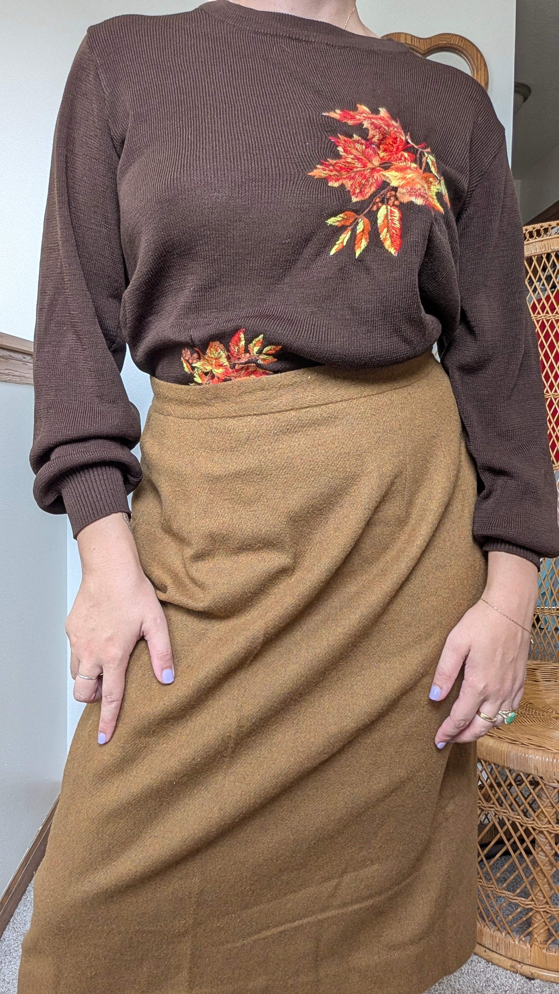 1970s fall sweater Sweater Rad Bonnie's Vintage