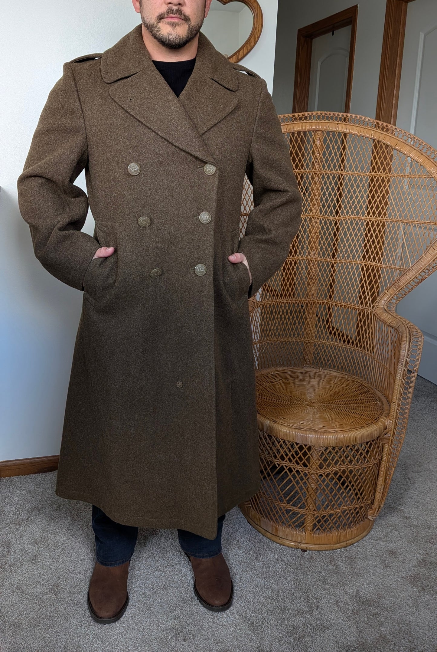 1940s World War II coat Coat Rad Bonnie's Vintage
