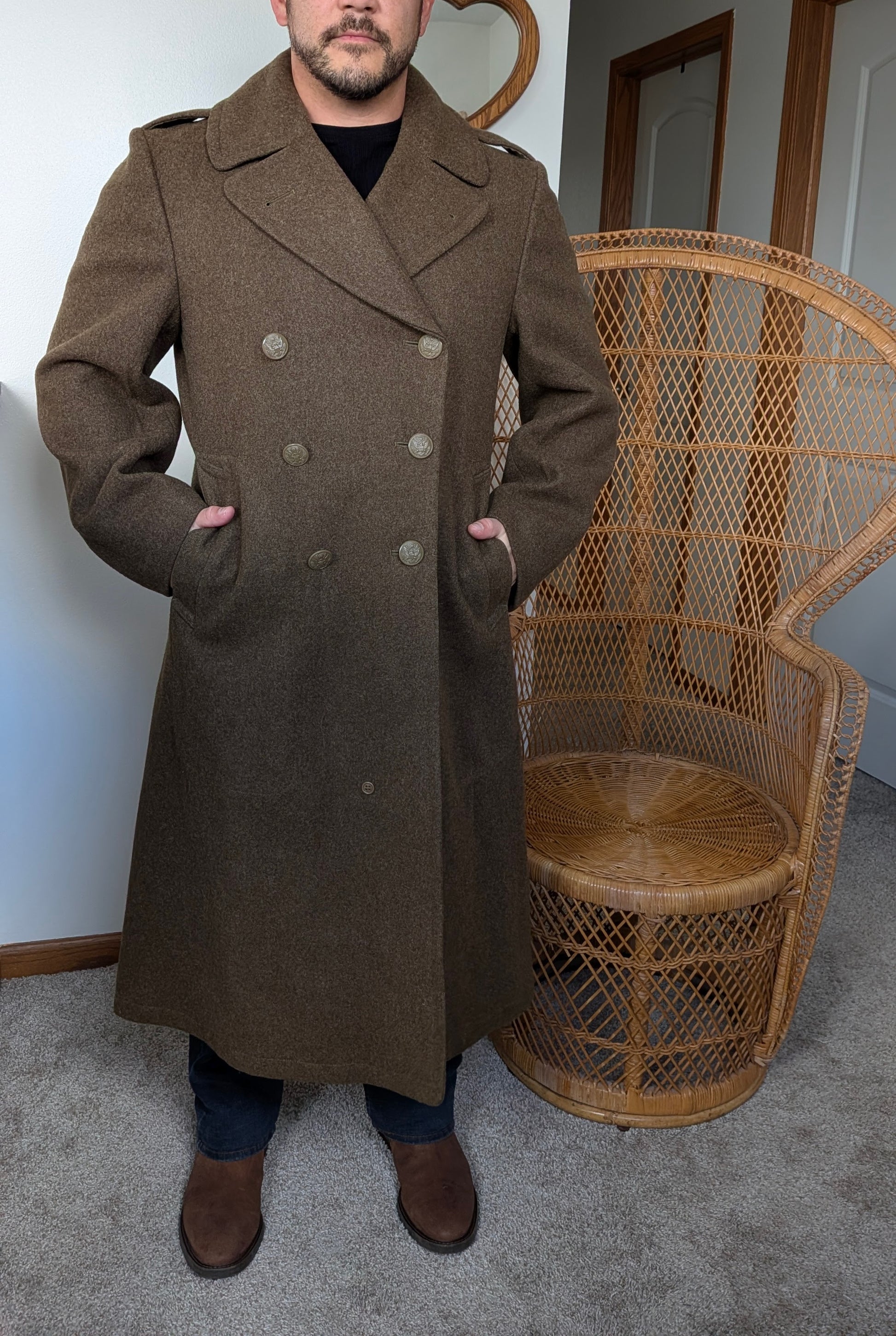 1940s World War II coat Coat Rad Bonnie's Vintage