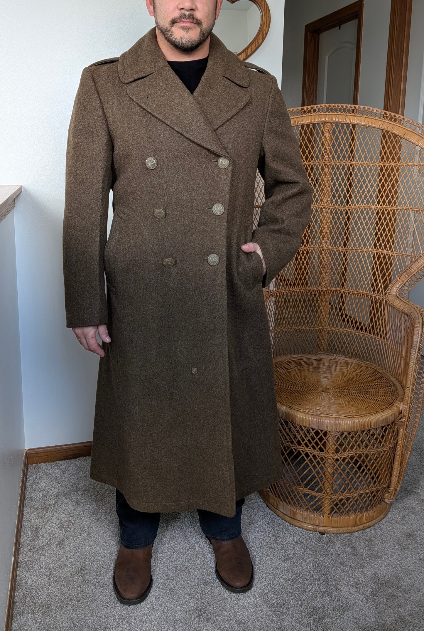 1940s World War II coat Coat Rad Bonnie's Vintage