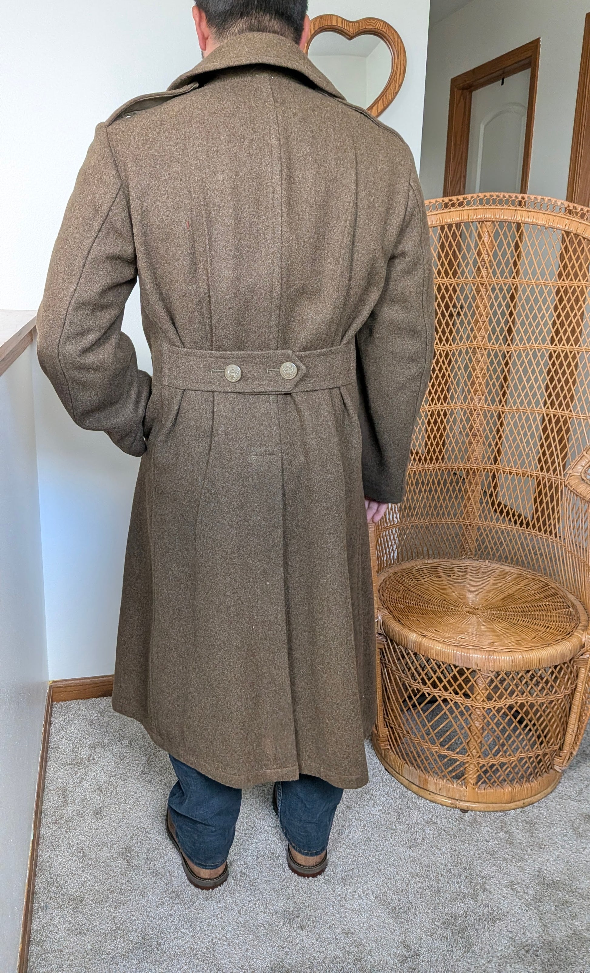 1940s World War II coat Coat Rad Bonnie's Vintage