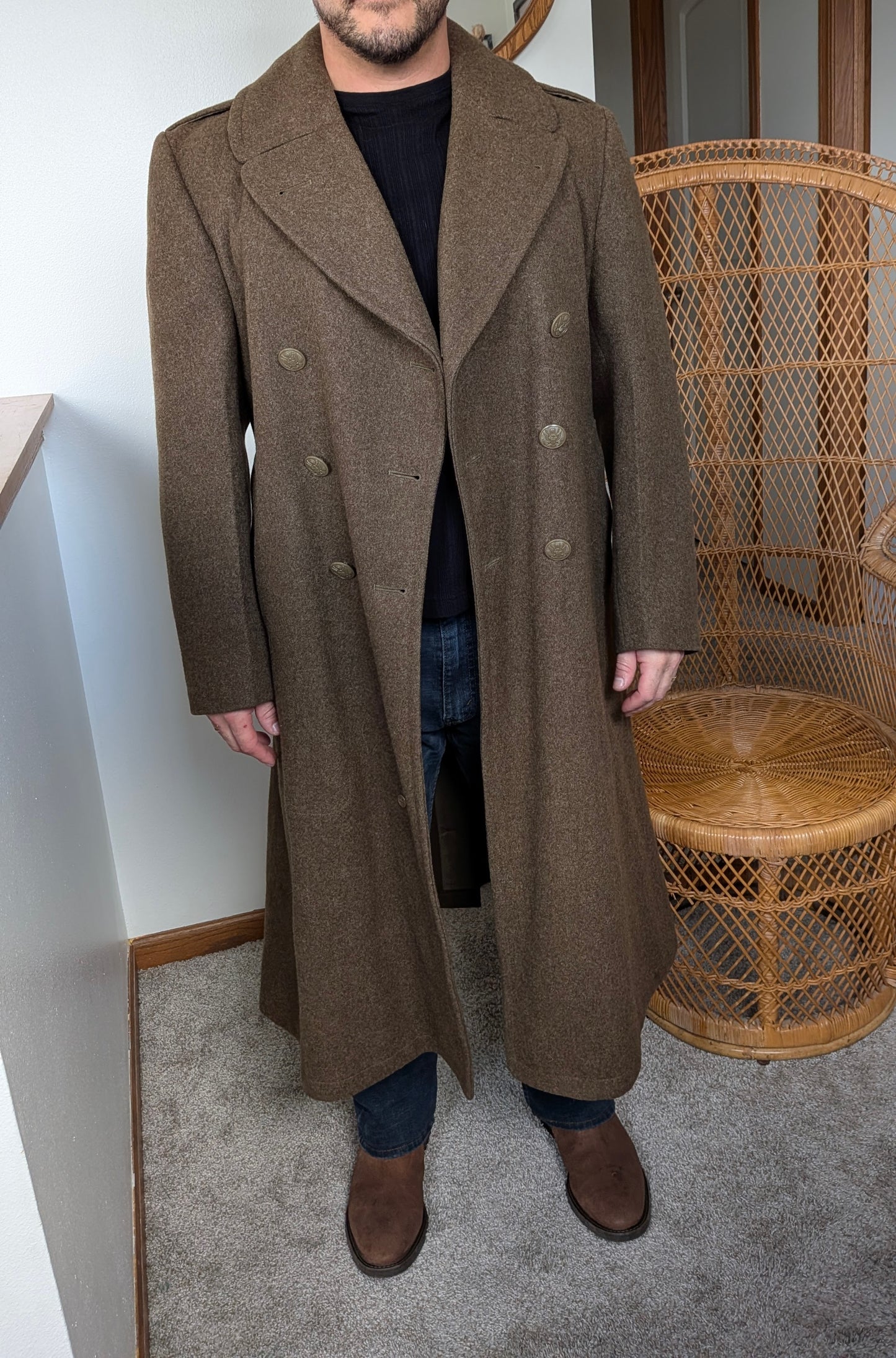 1940s World War II coat Coat Rad Bonnie's Vintage