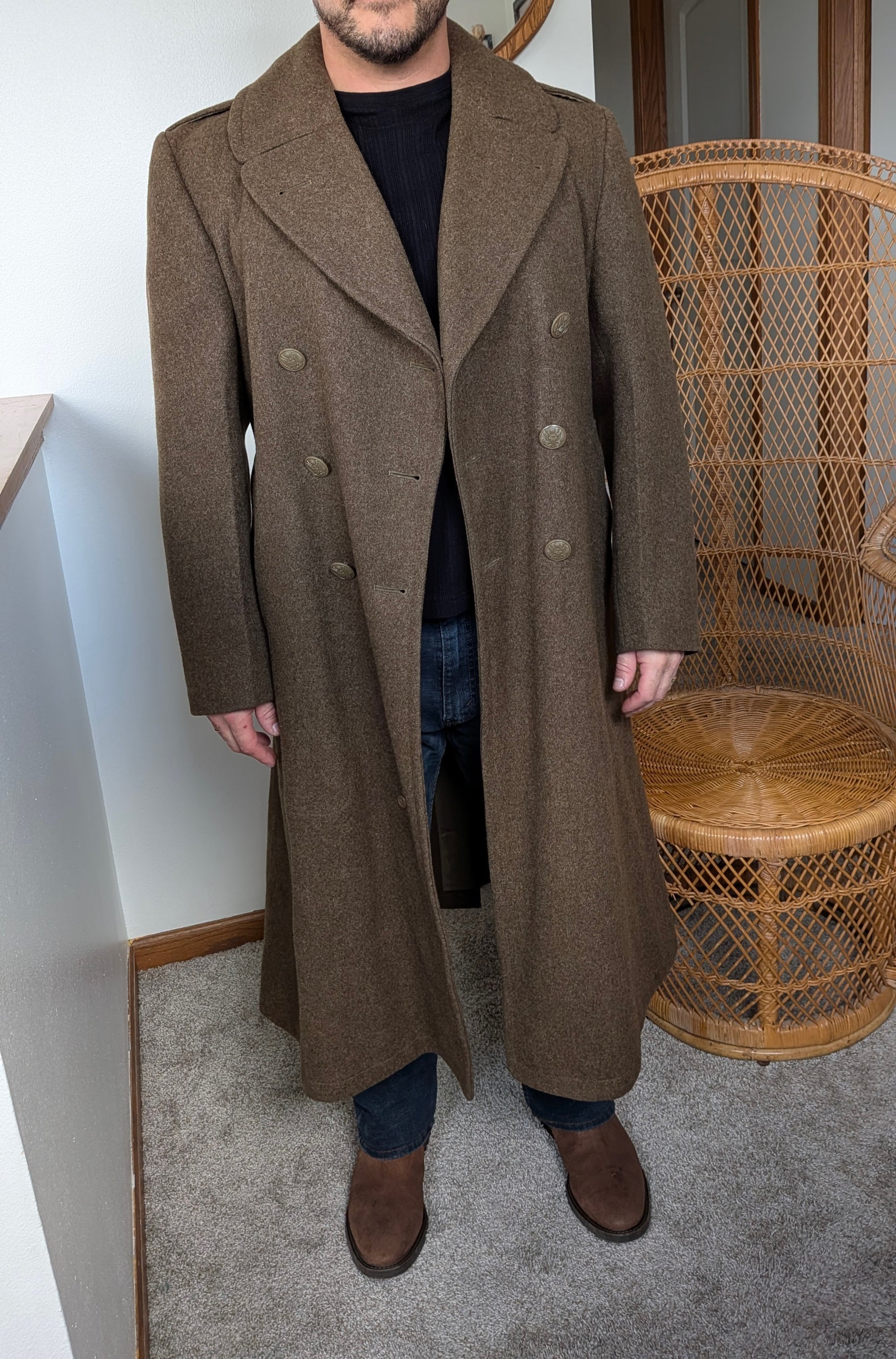 1940s World War II coat Coat Rad Bonnie's Vintage