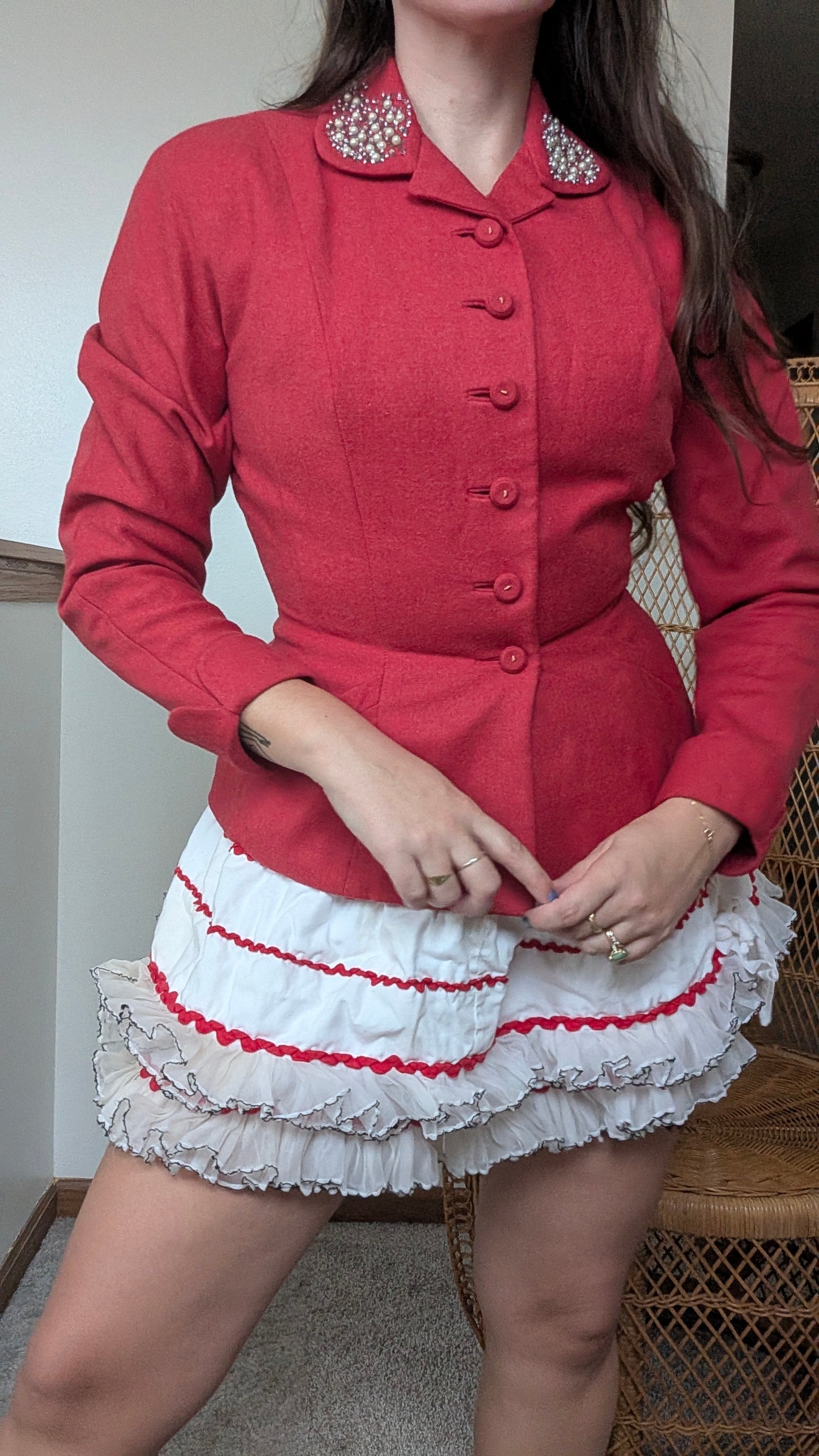 1950s hourglass blazer blazer Rad Bonnie's Vintage