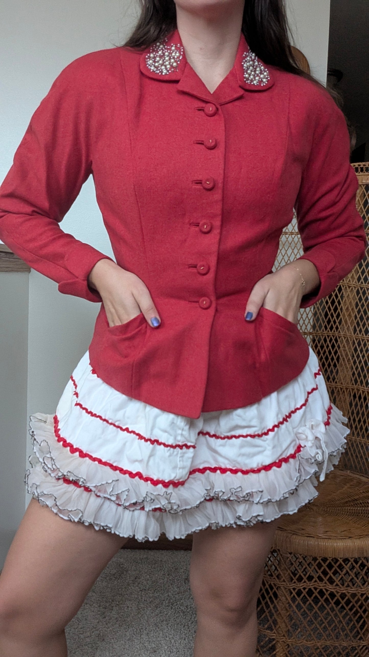 1950s hourglass blazer blazer Rad Bonnie's Vintage