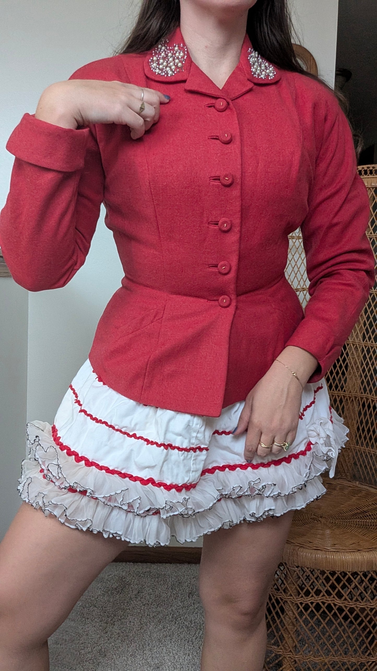 1950s hourglass blazer blazer Rad Bonnie's Vintage