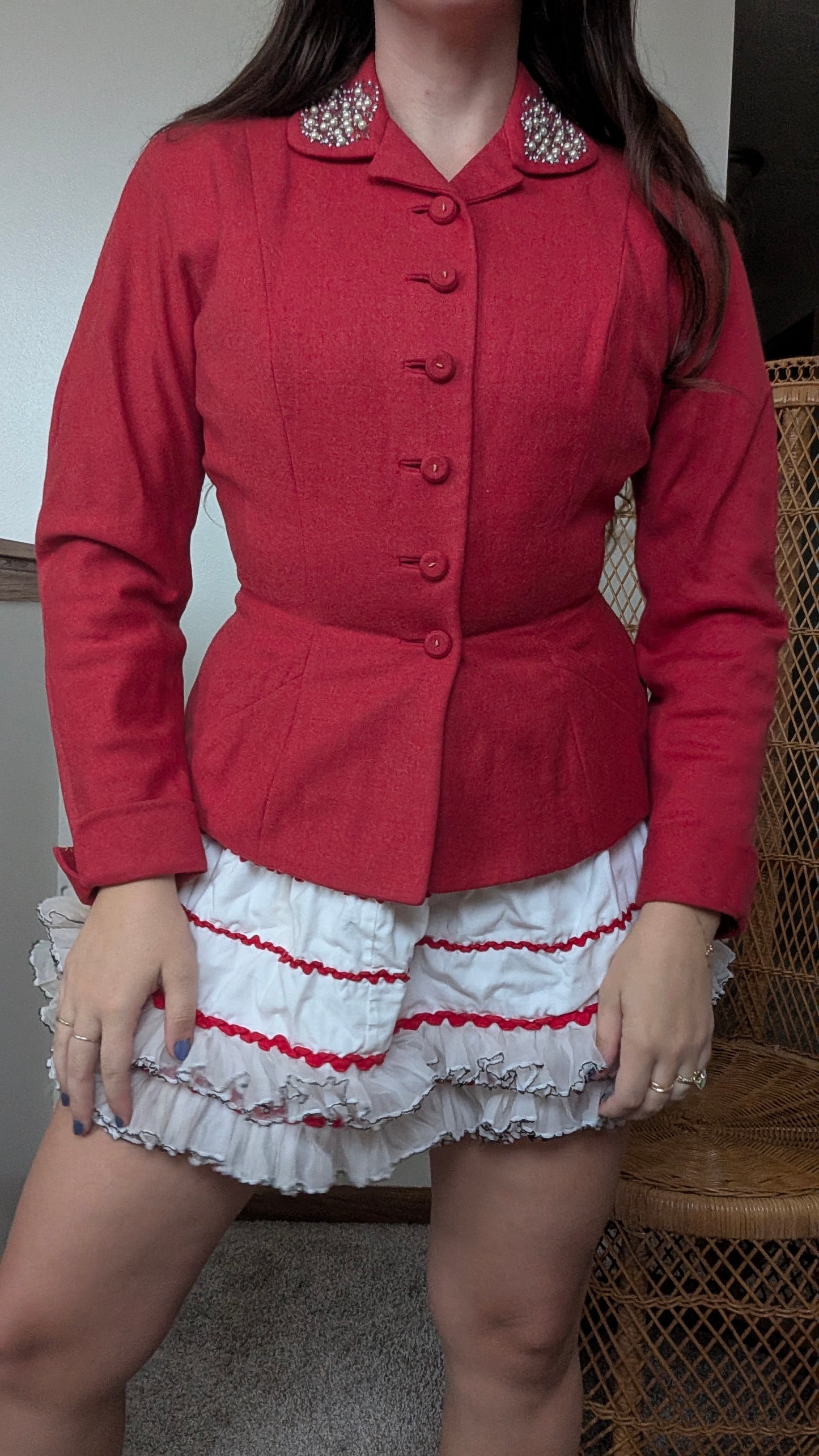 1950s hourglass blazer blazer Rad Bonnie's Vintage