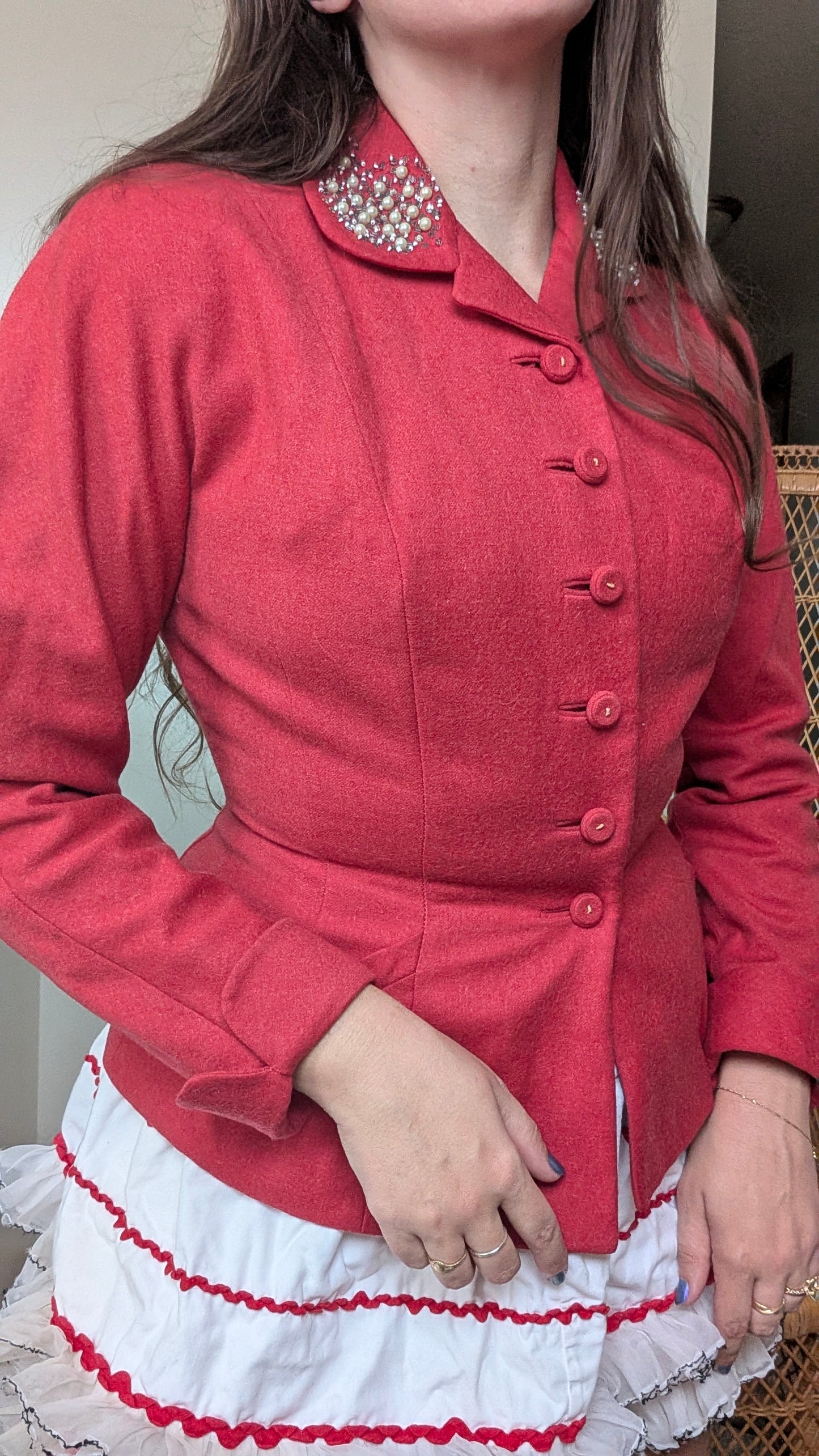 1950s hourglass blazer blazer Rad Bonnie's Vintage