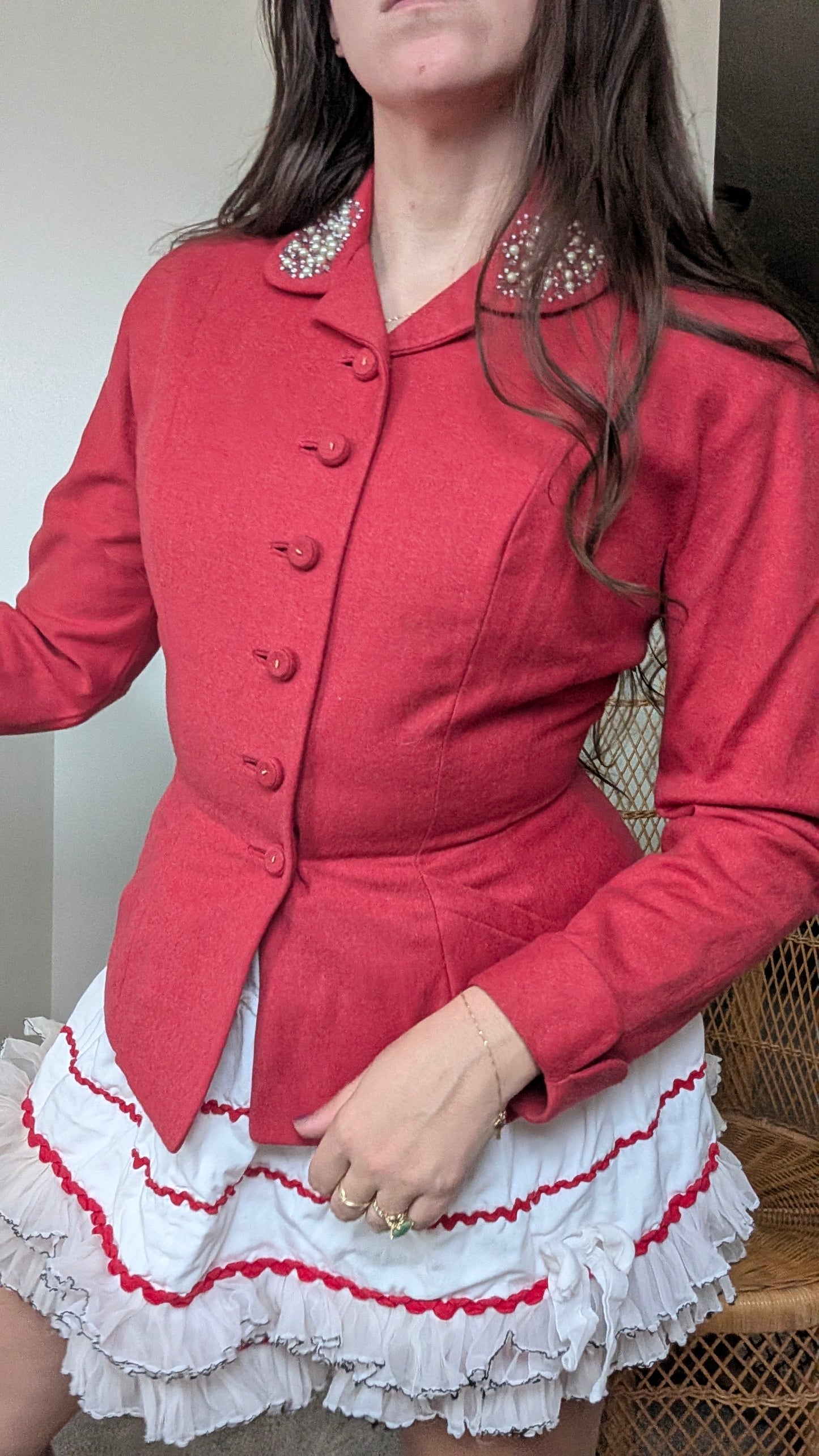 1950s hourglass blazer blazer Rad Bonnie's Vintage