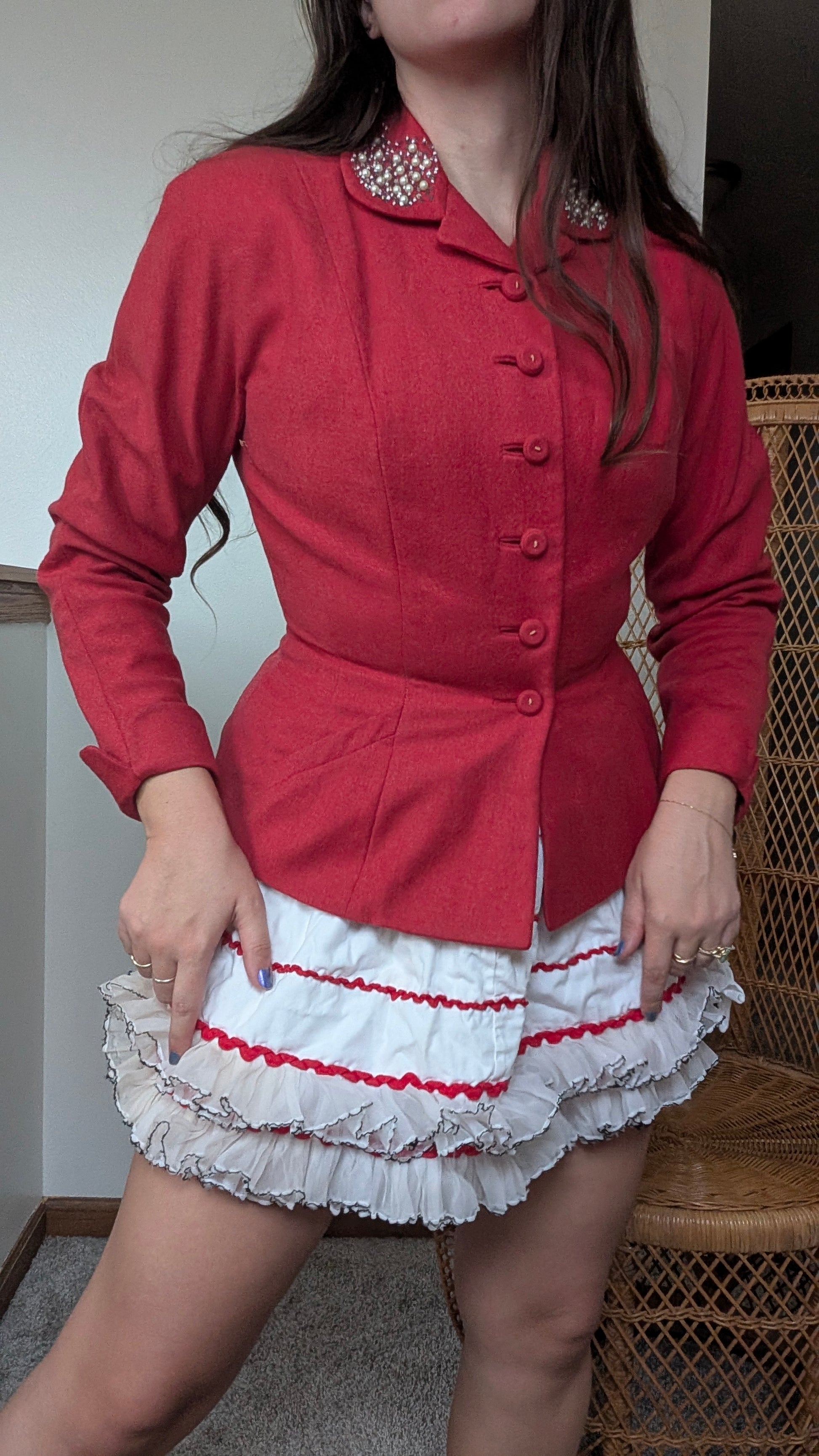 1950s hourglass blazer blazer Rad Bonnie's Vintage