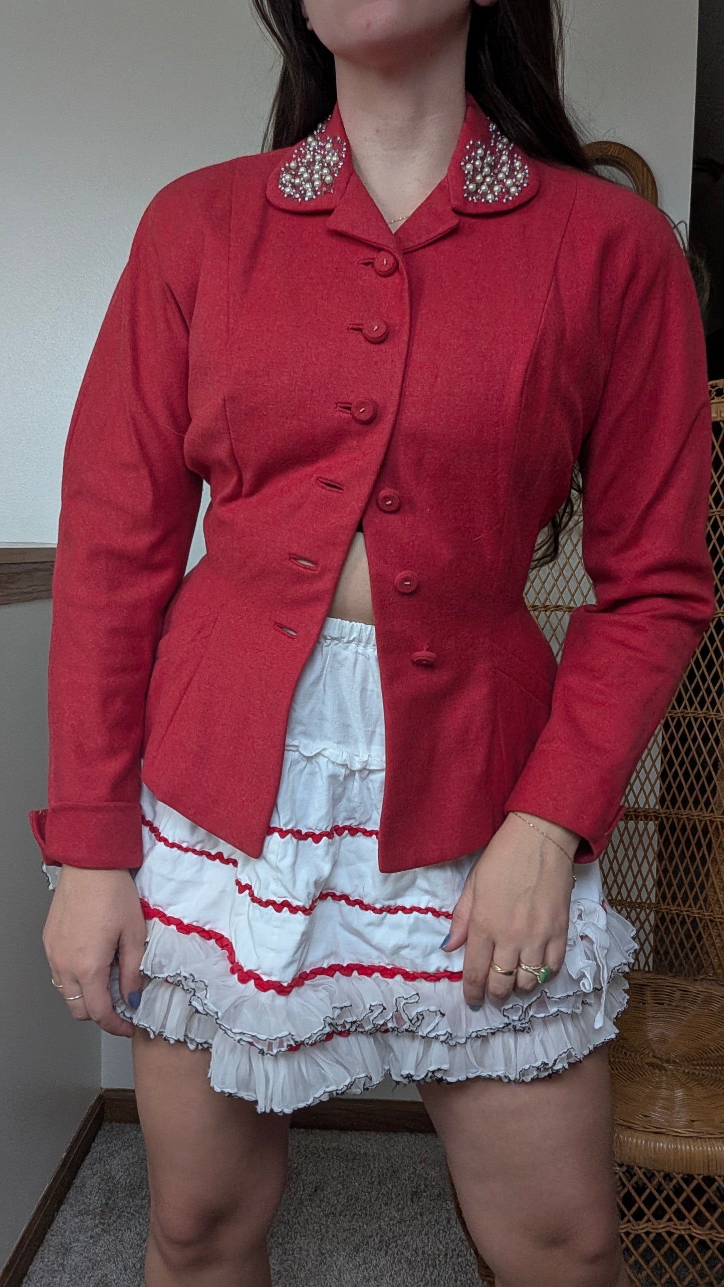 1950s hourglass blazer blazer Rad Bonnie's Vintage