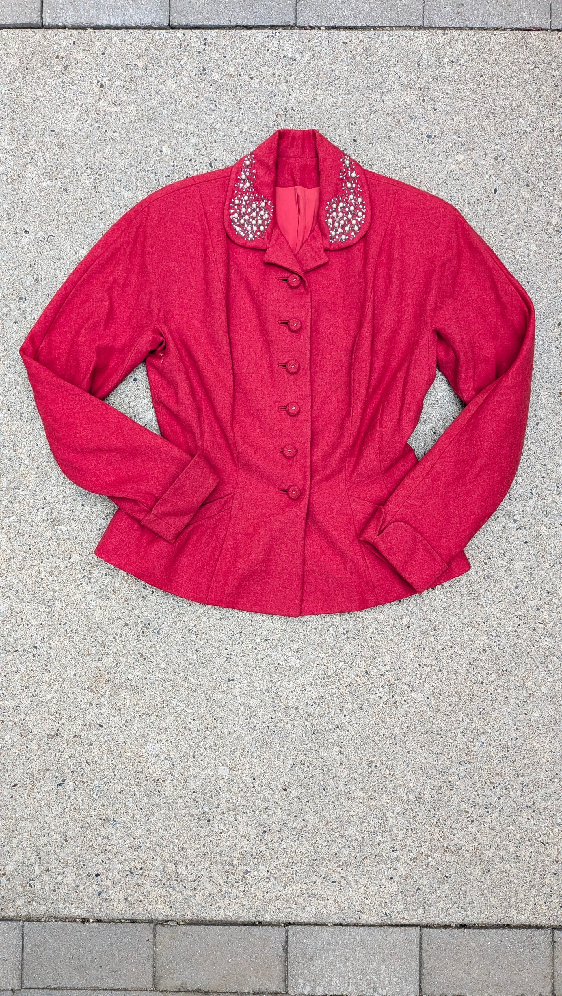 1950s hourglass blazer blazer Rad Bonnie's Vintage