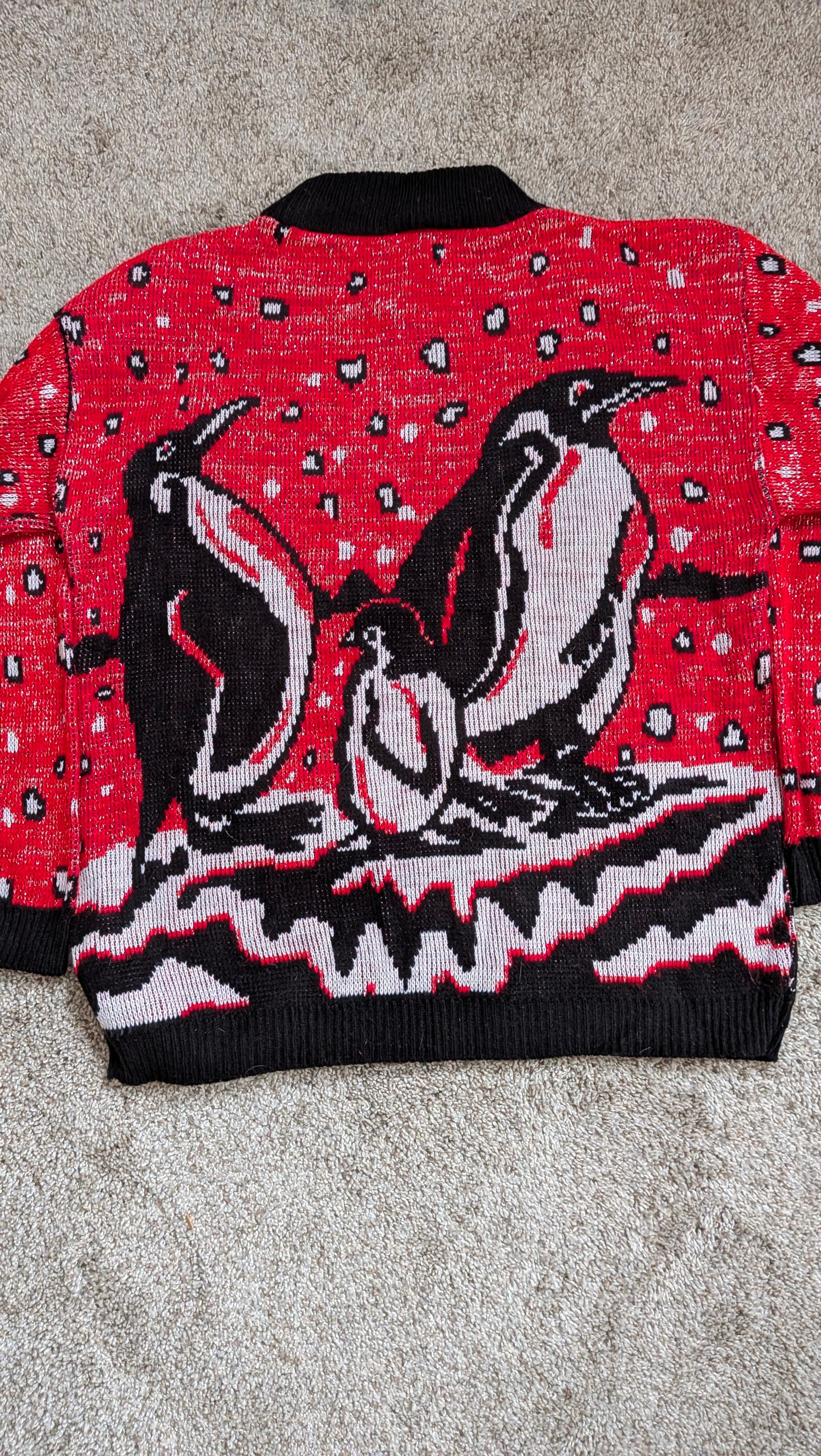 1970s penguin sweater Sweater Rad Bonnie's Vintage