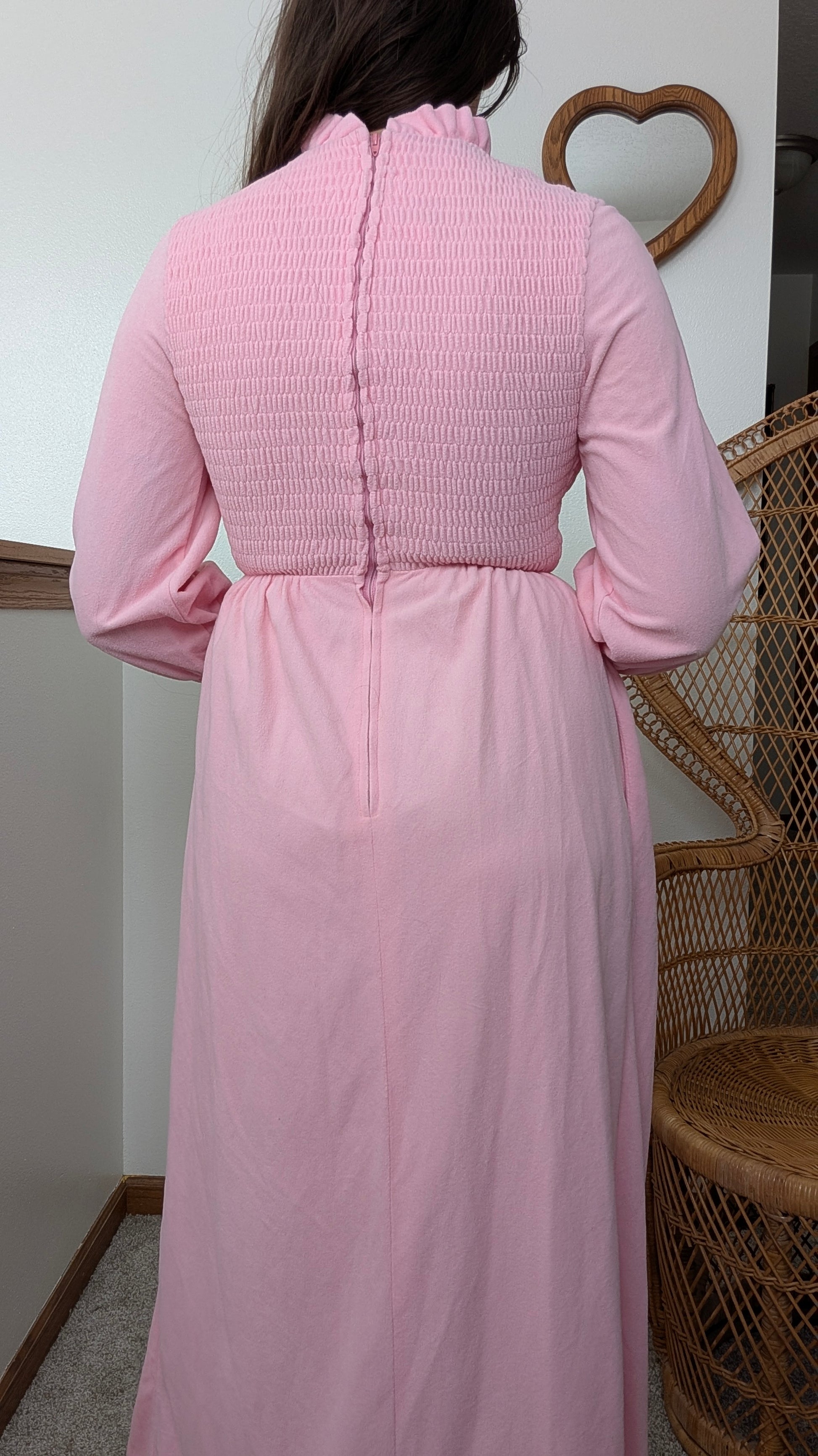 1970s pink dress Dress Rad Bonnie's Vintage