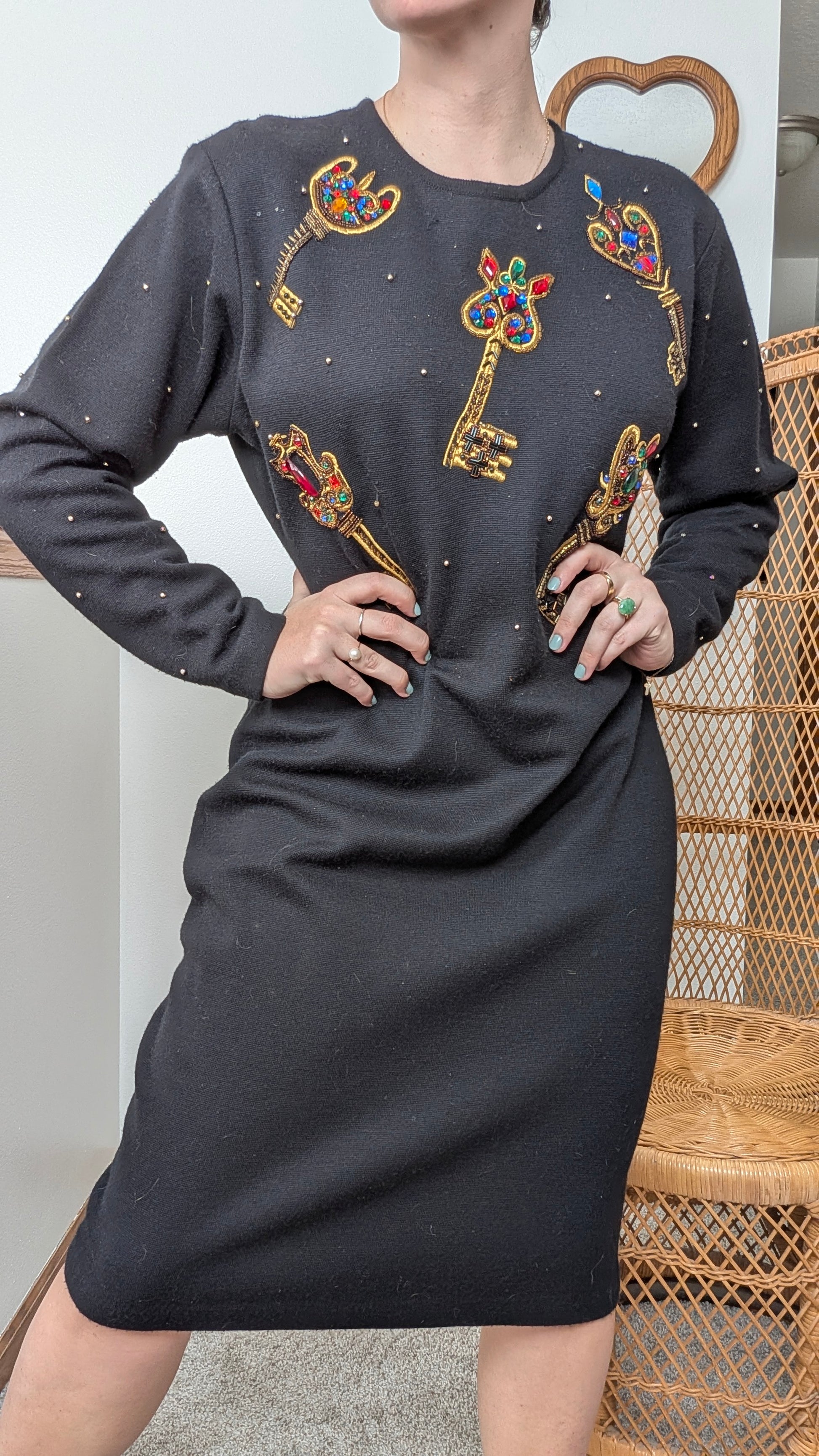 1980s key dress Dress Rad Bonnie's Vintage