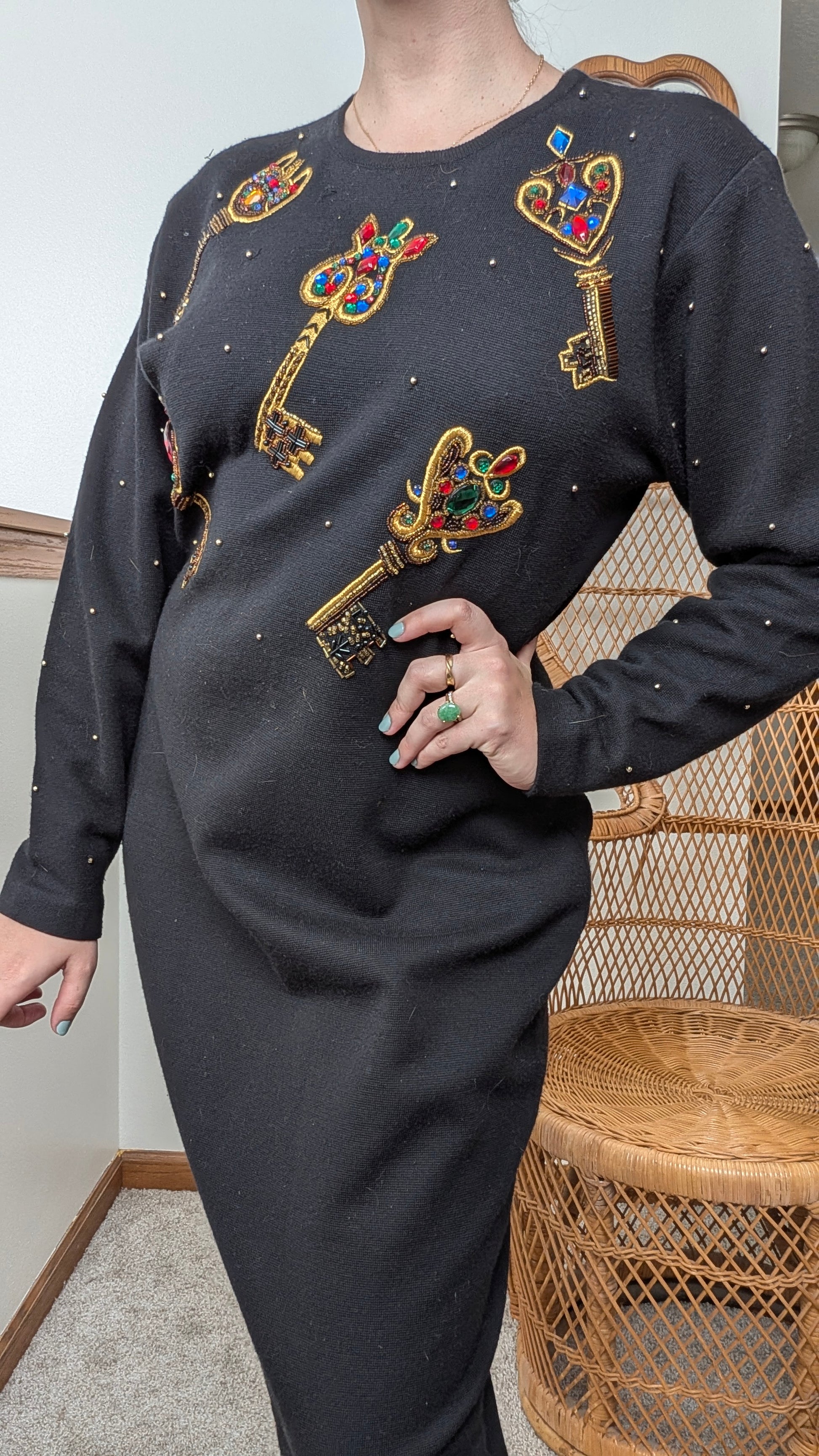 1980s key dress Dress Rad Bonnie's Vintage