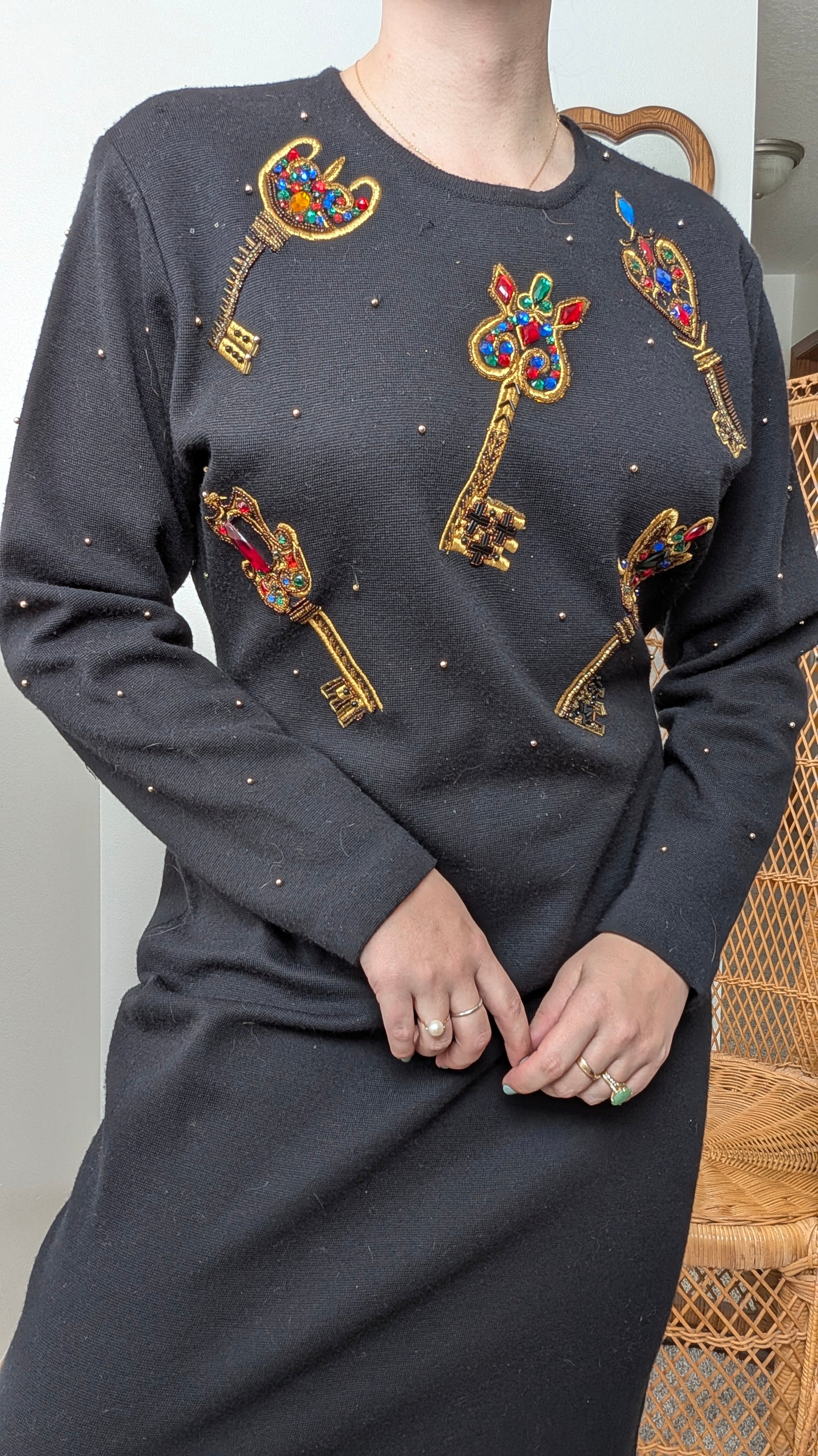 1980s key dress Dress Rad Bonnie's Vintage