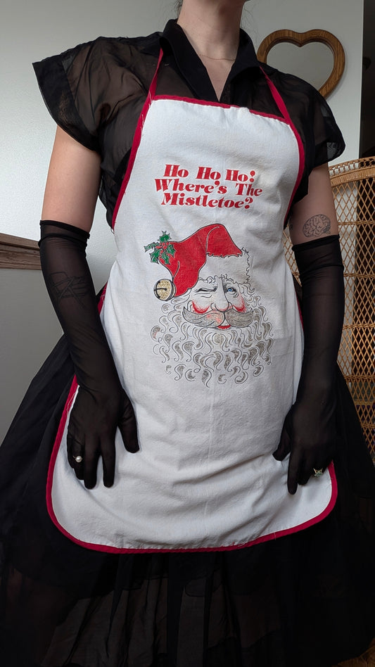 1960s Santa apron apron Rad Bonnie's Vintage