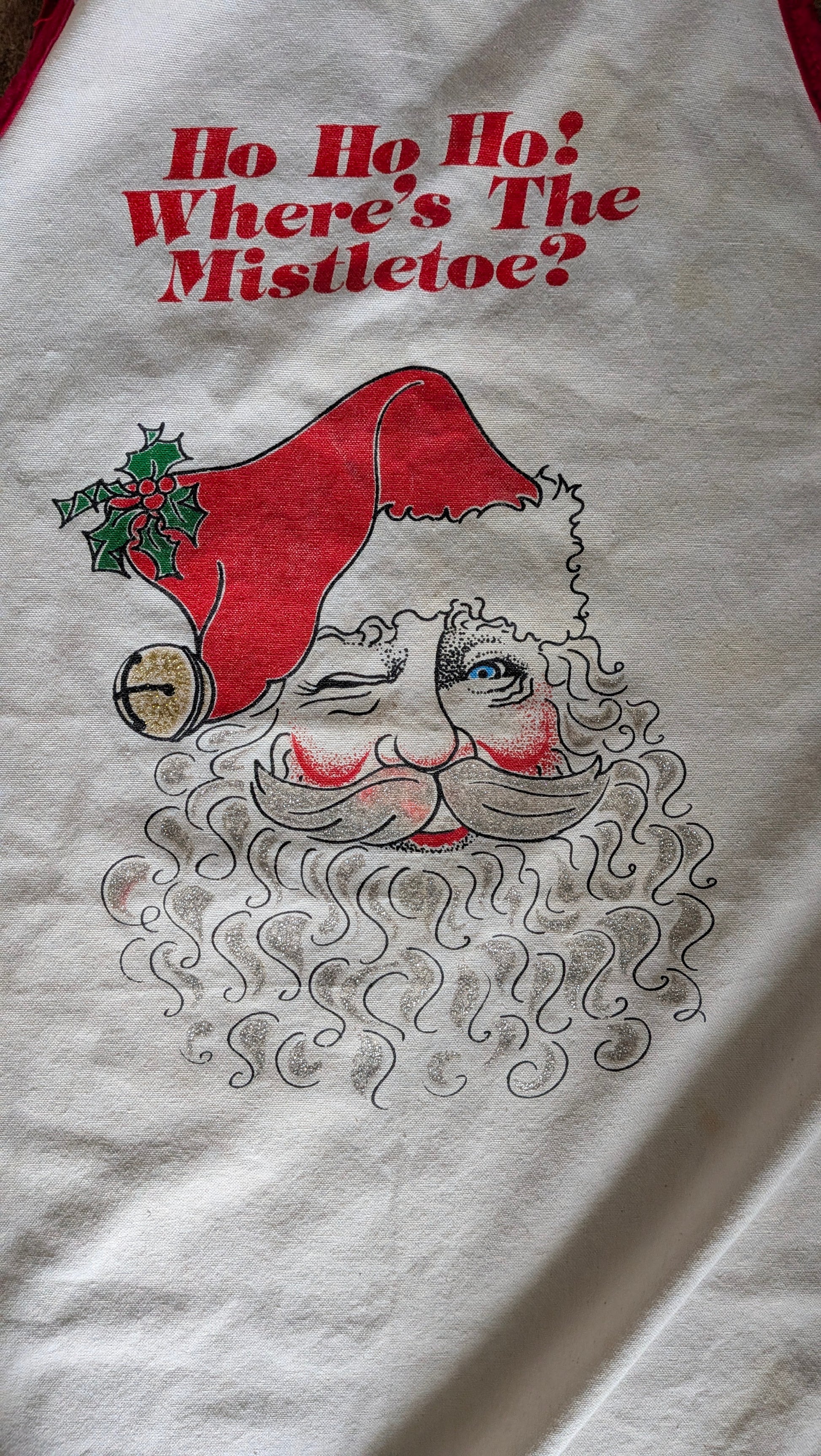 1960s Santa apron apron Rad Bonnie's Vintage