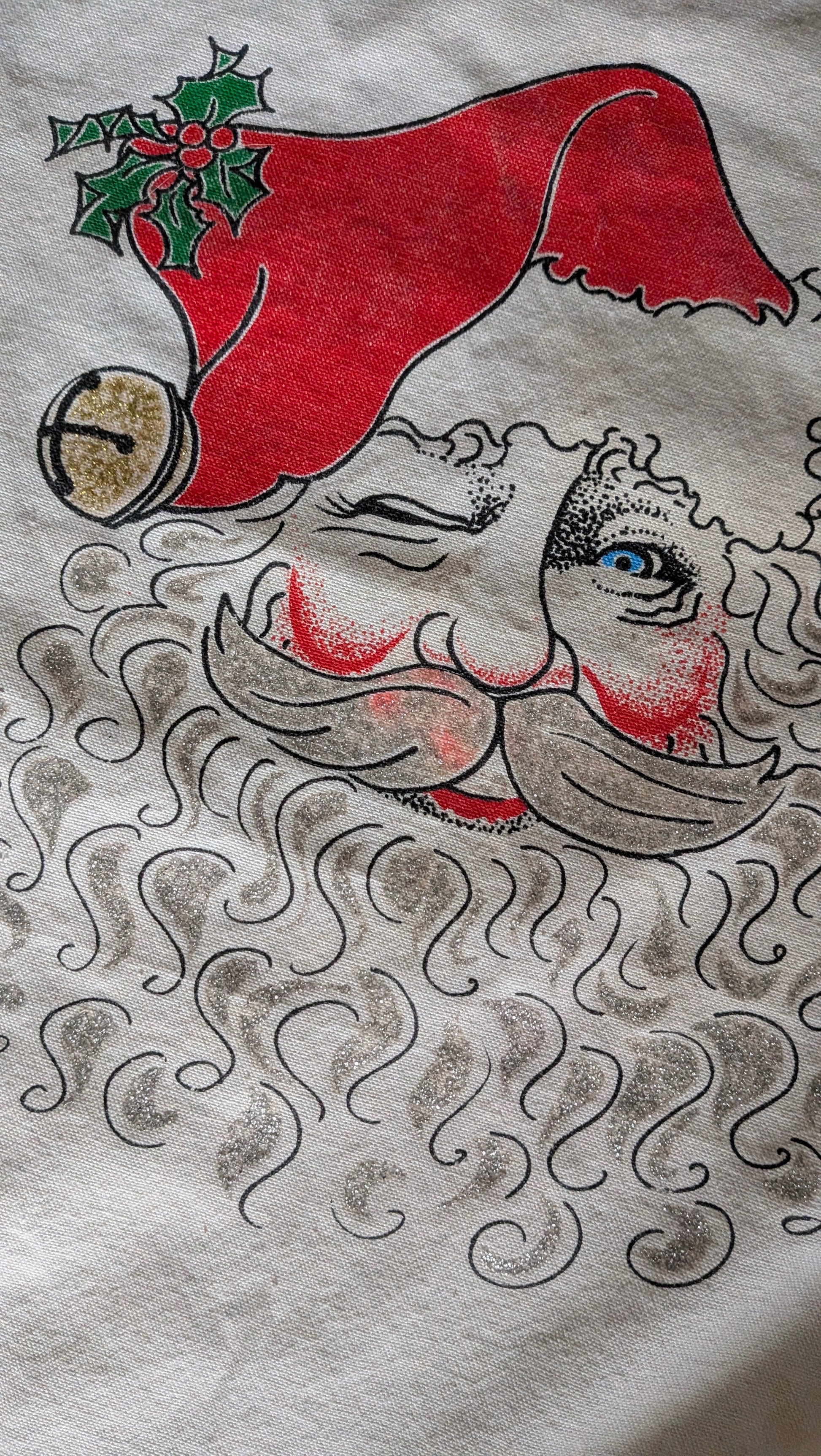 1960s Santa apron apron Rad Bonnie's Vintage