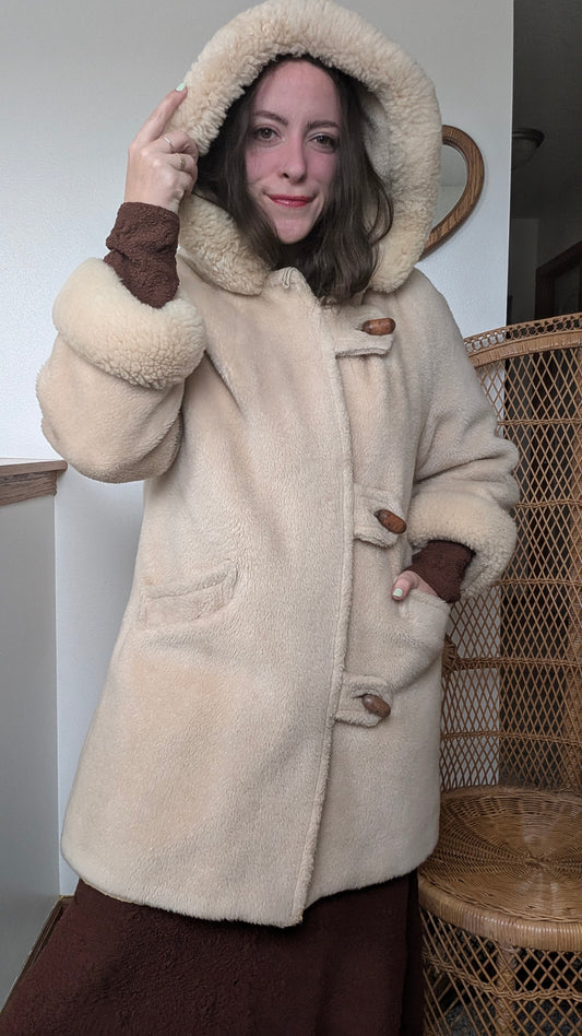 1970s sherpa coat Coat Rad Bonnie's Vintage