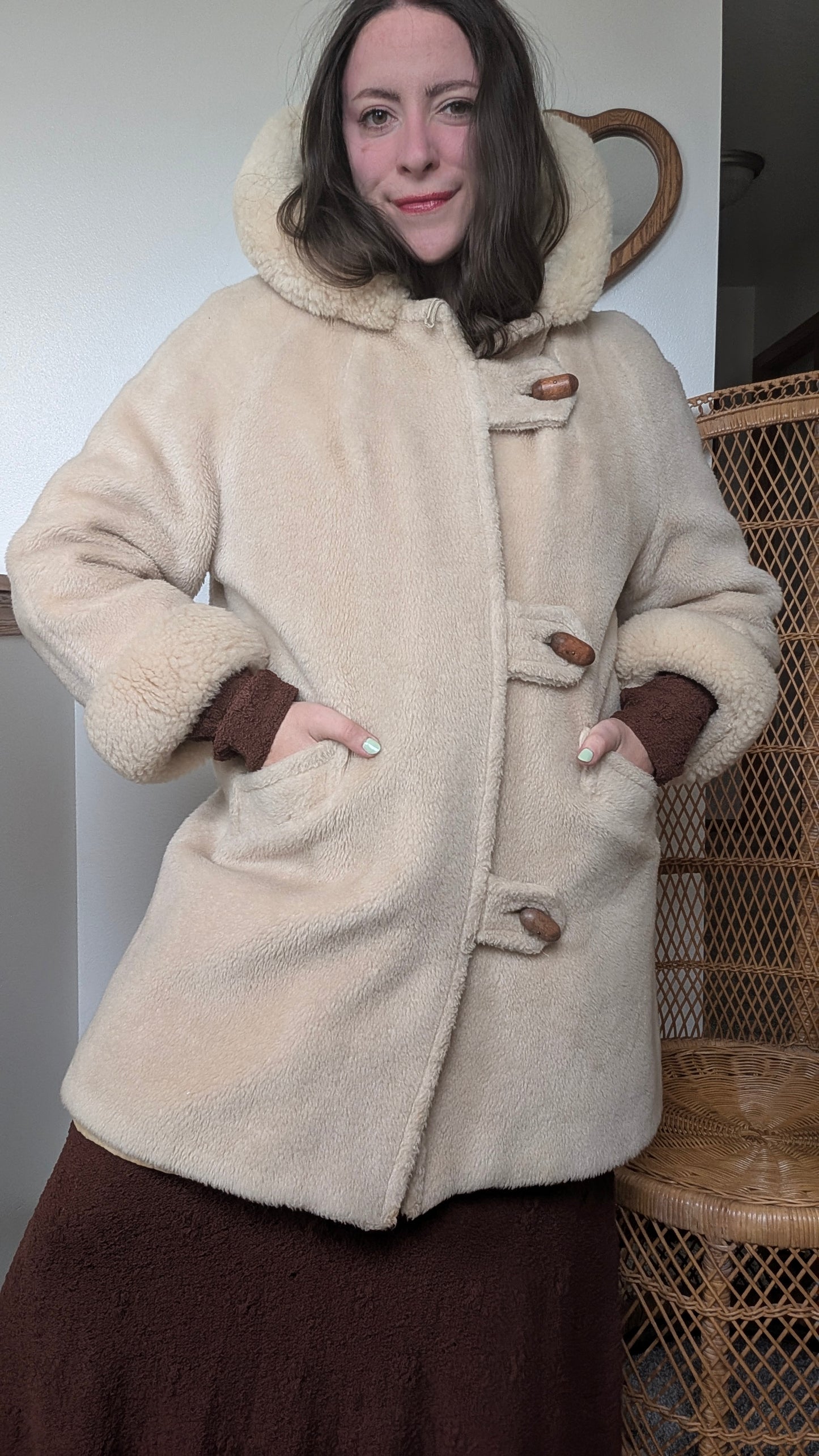 1970s sherpa coat Coat Rad Bonnie's Vintage