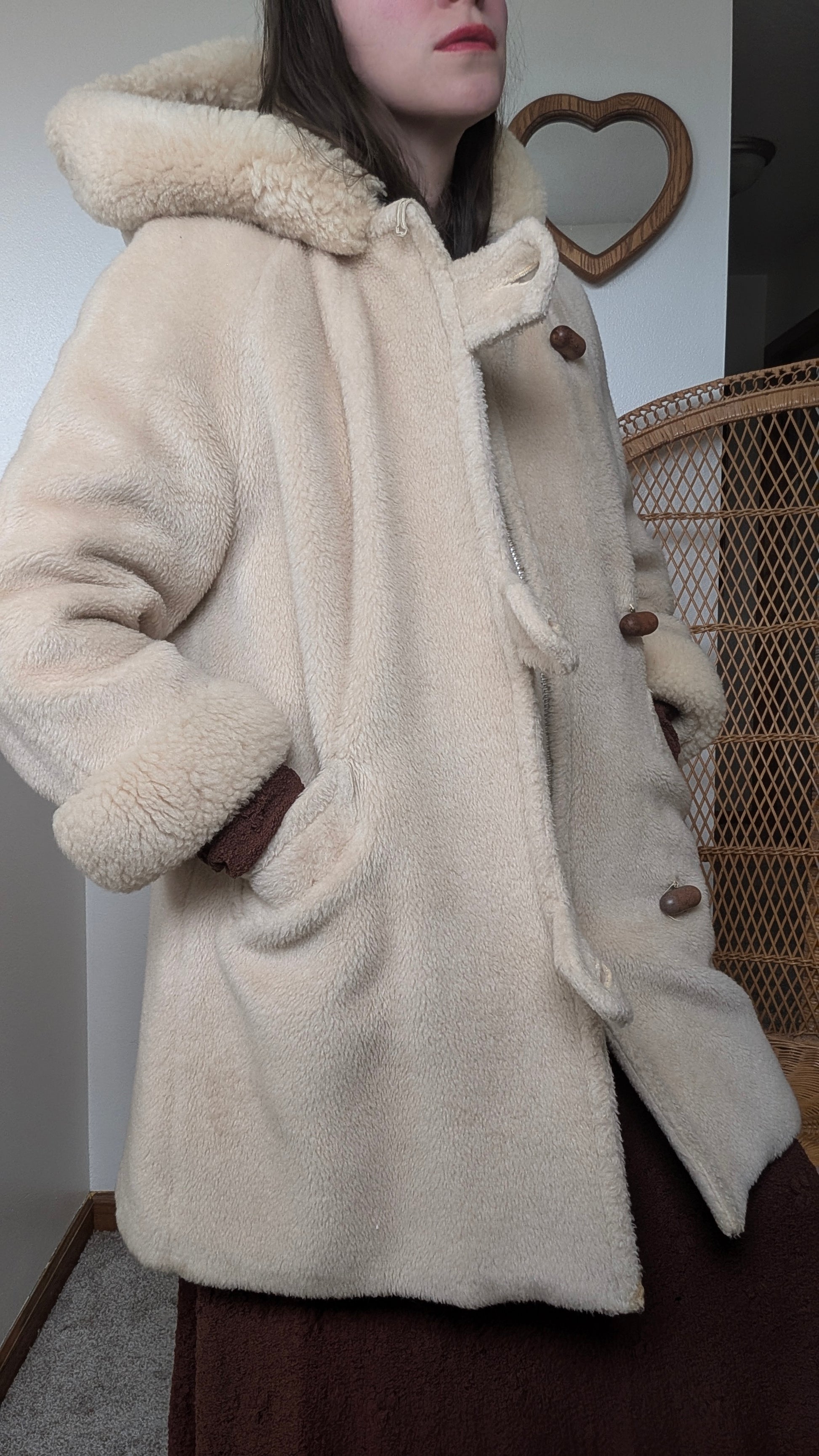 1970s sherpa coat Coat Rad Bonnie's Vintage