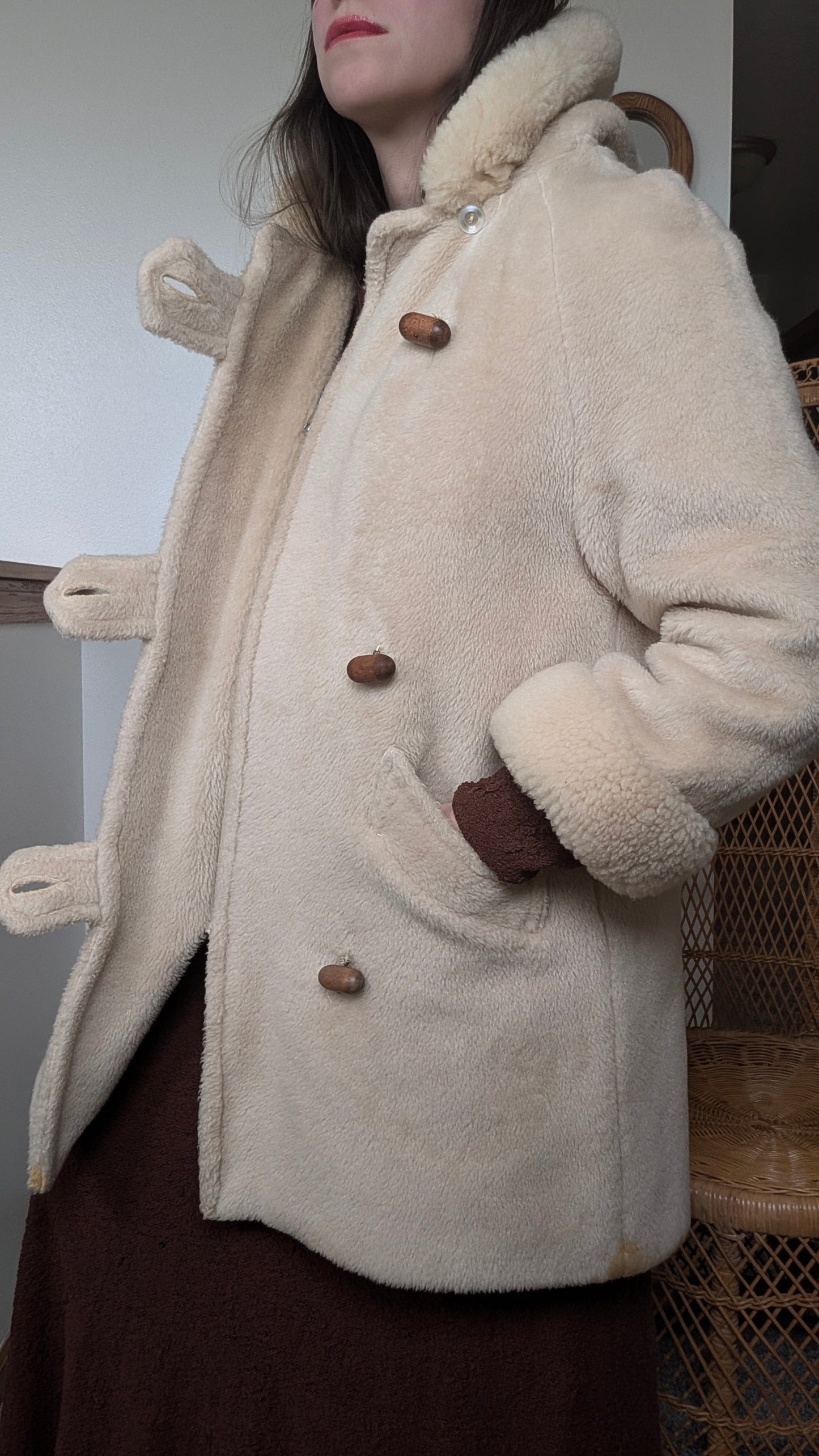 1970s sherpa coat Coat Rad Bonnie's Vintage