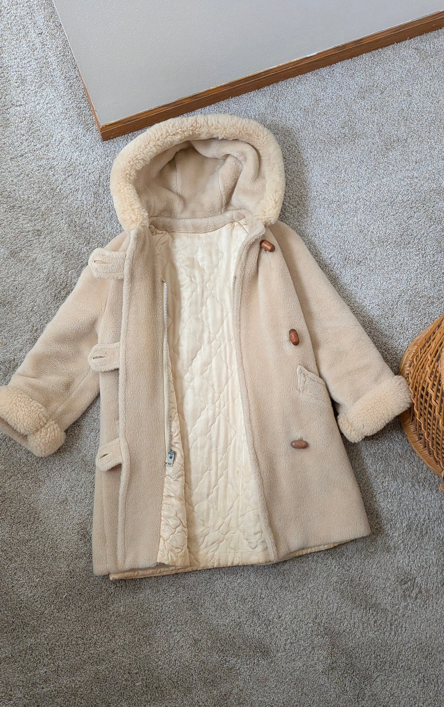 1970s sherpa coat Coat Rad Bonnie's Vintage