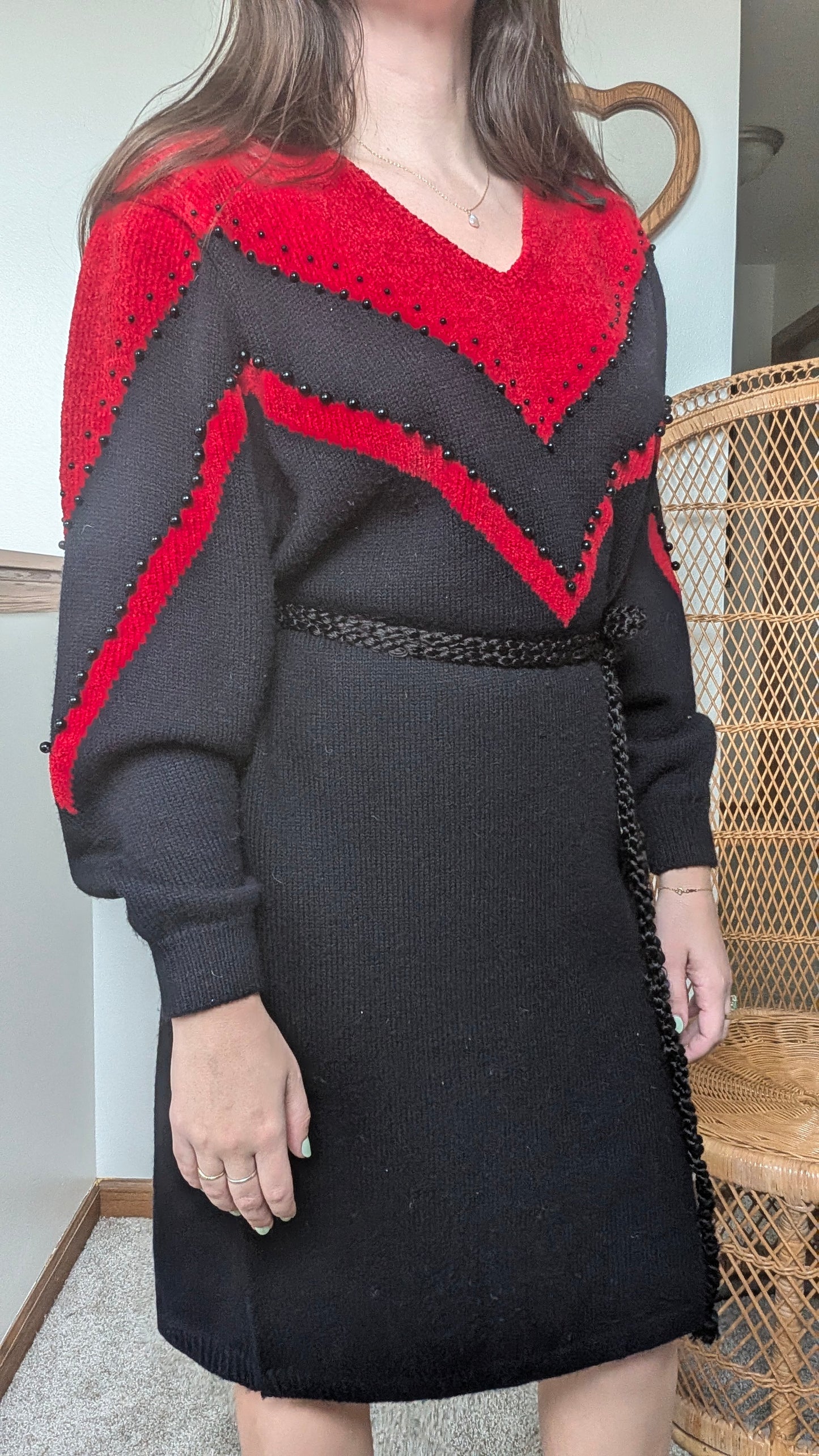 1980s sweater dress sweater dress Rad Bonnie's Vintage