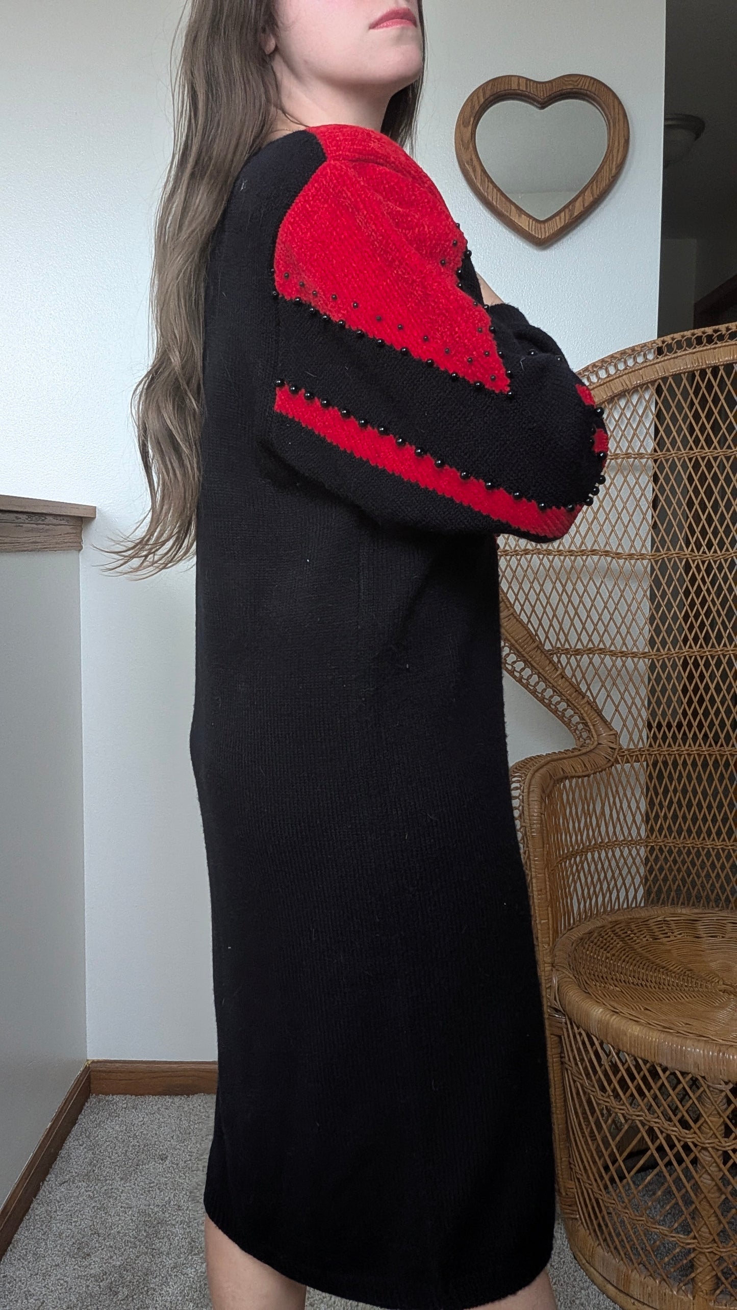 1980s sweater dress sweater dress Rad Bonnie's Vintage