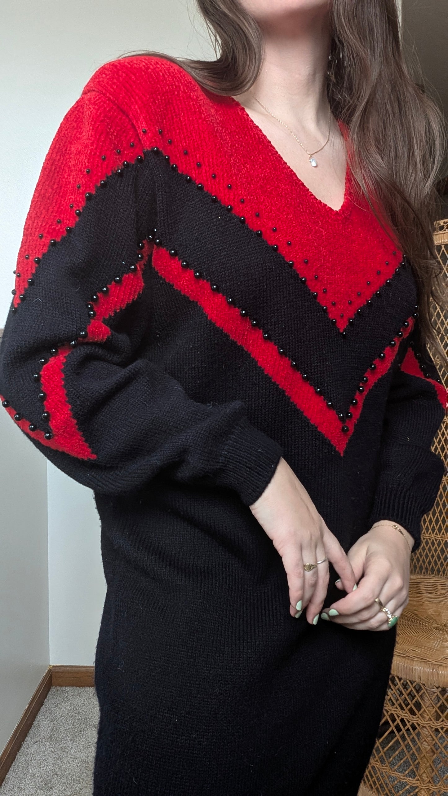 1980s sweater dress sweater dress Rad Bonnie's Vintage