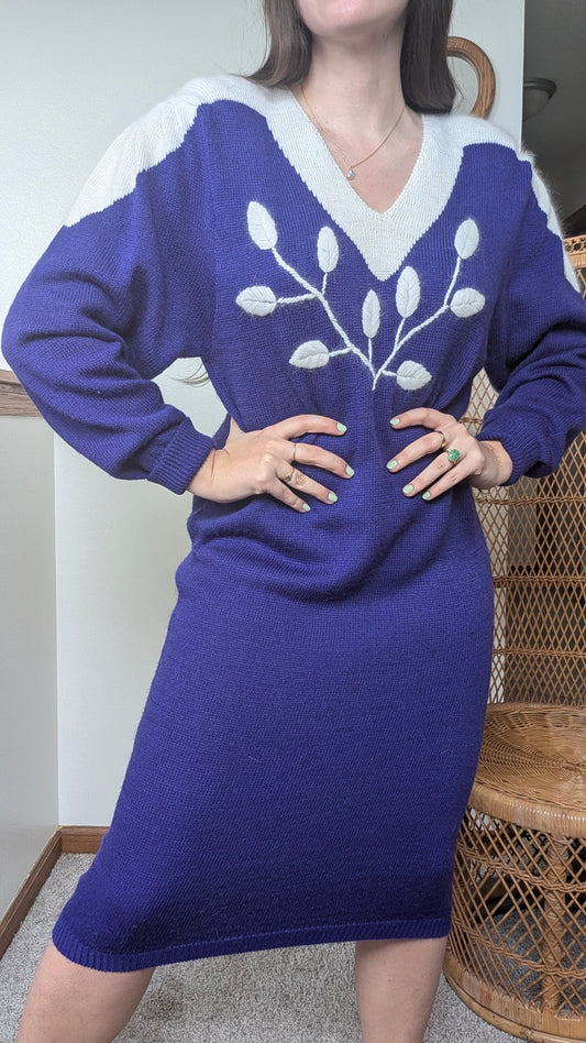 1980s sweater dress sweater dress Rad Bonnie's Vintage