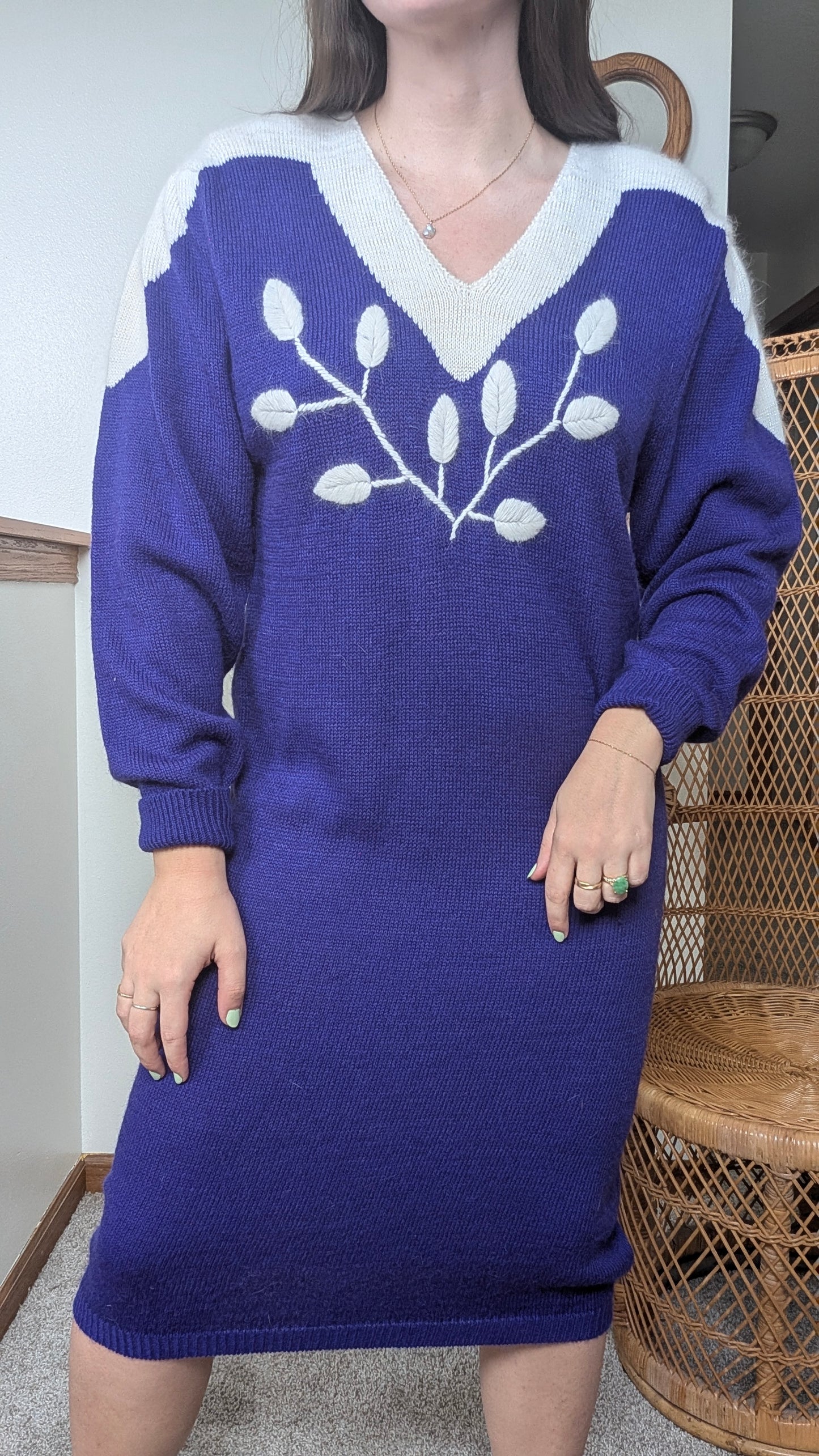 1980s sweater dress sweater dress Rad Bonnie's Vintage