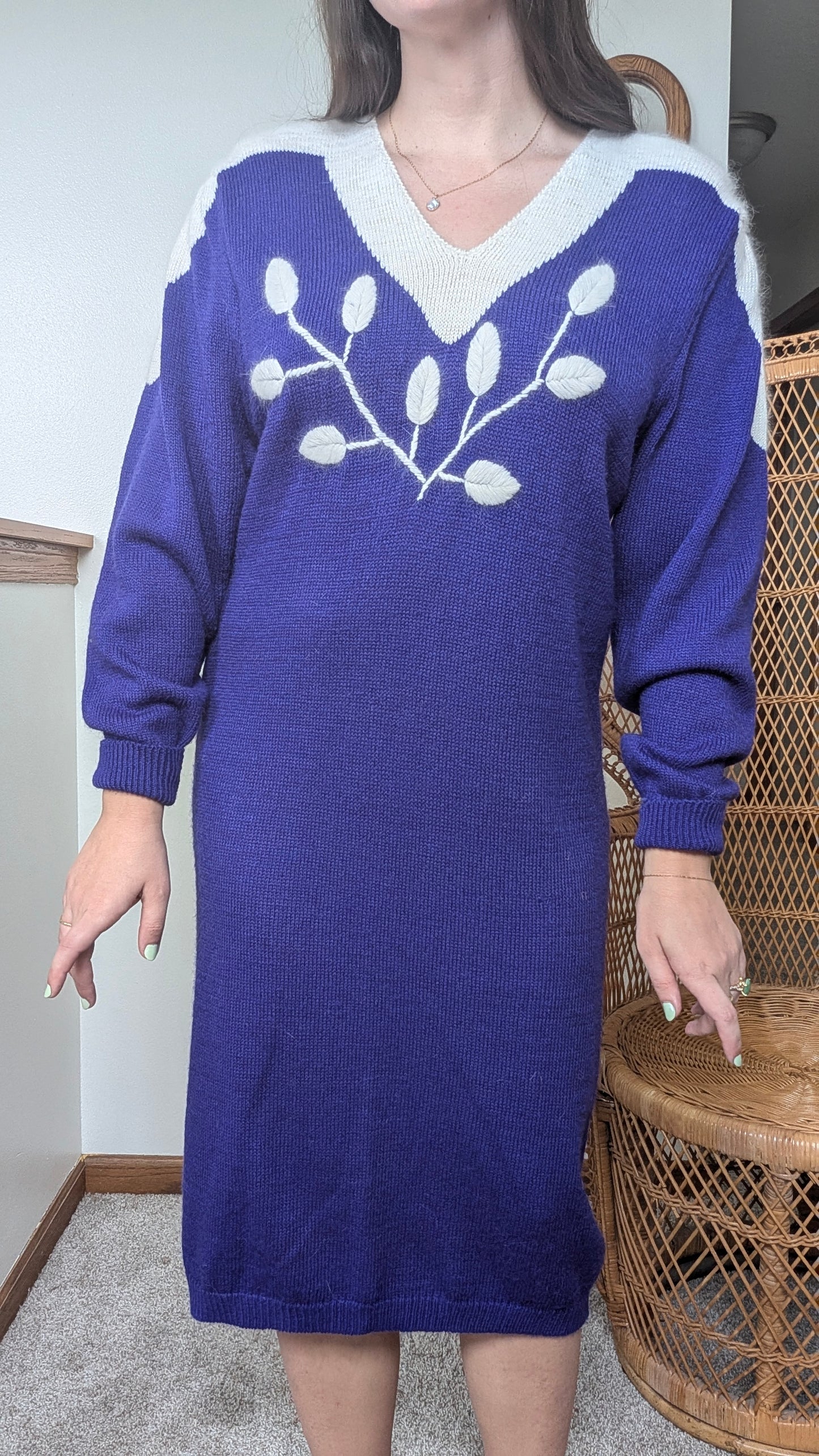 1980s sweater dress sweater dress Rad Bonnie's Vintage