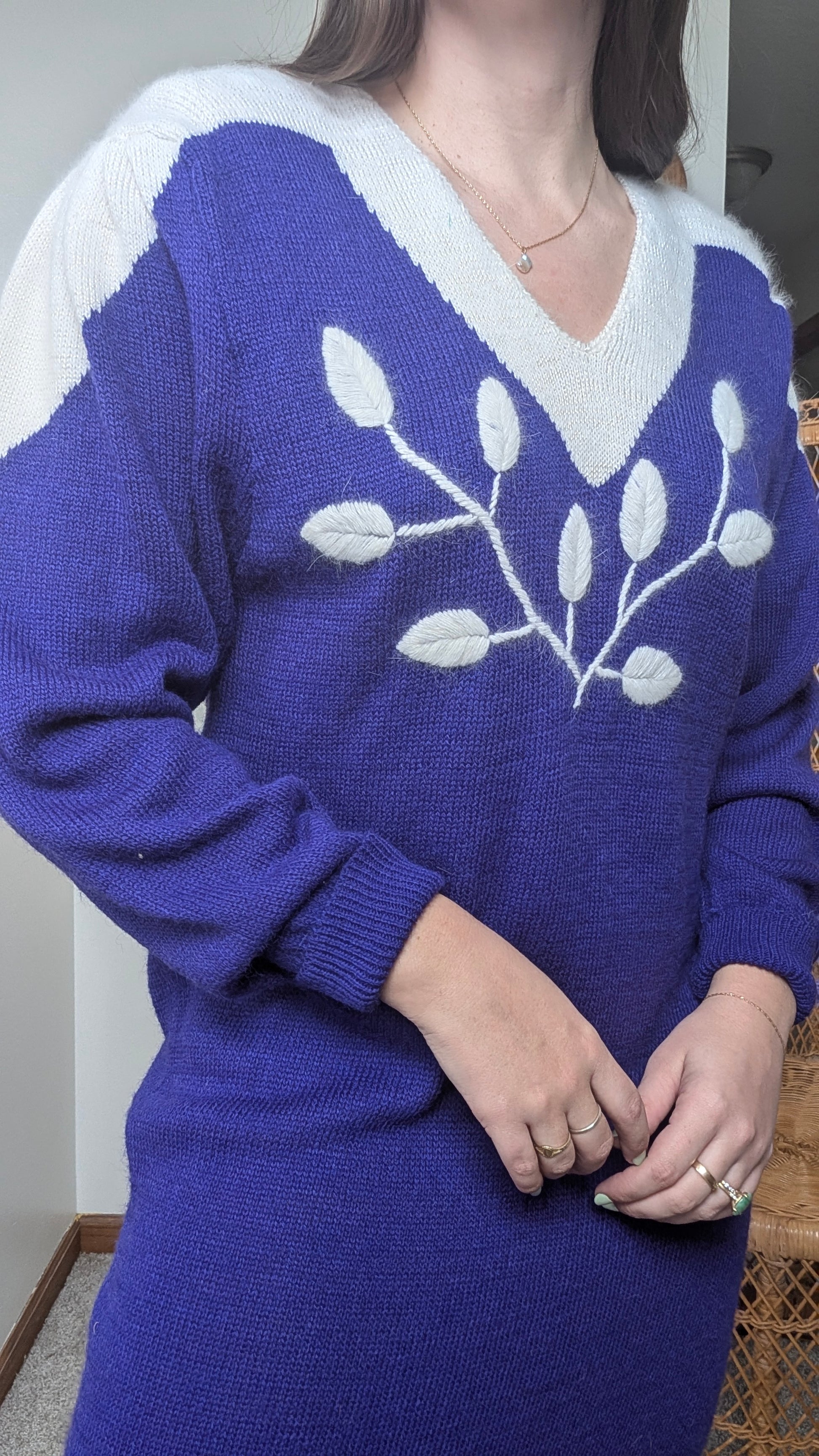 1980s sweater dress sweater dress Rad Bonnie's Vintage