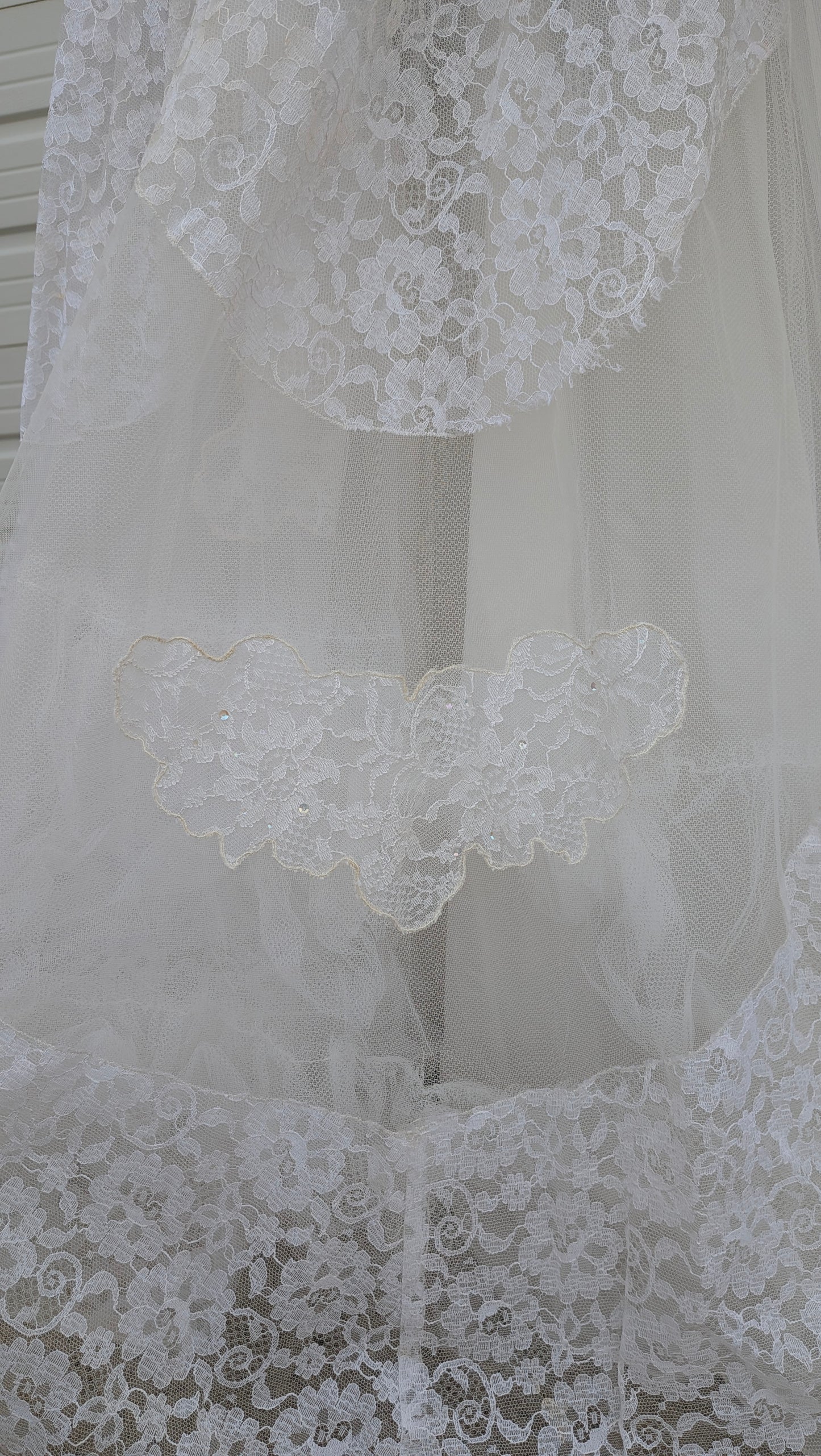 1960s lace wedding gown Dress Rad Bonnie's Vintage