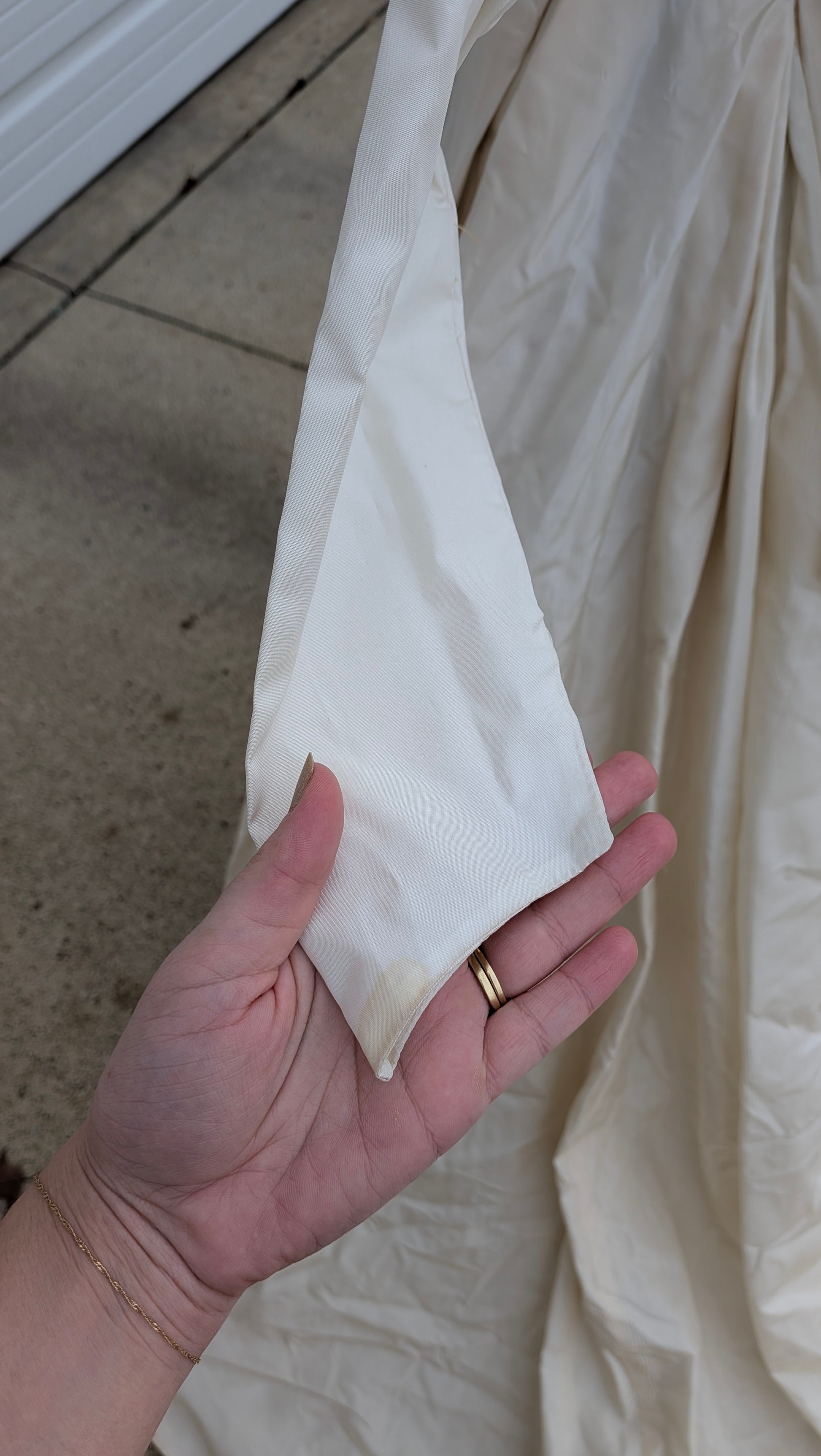 1950s beaded wedding gown Dress Rad Bonnie's Vintage