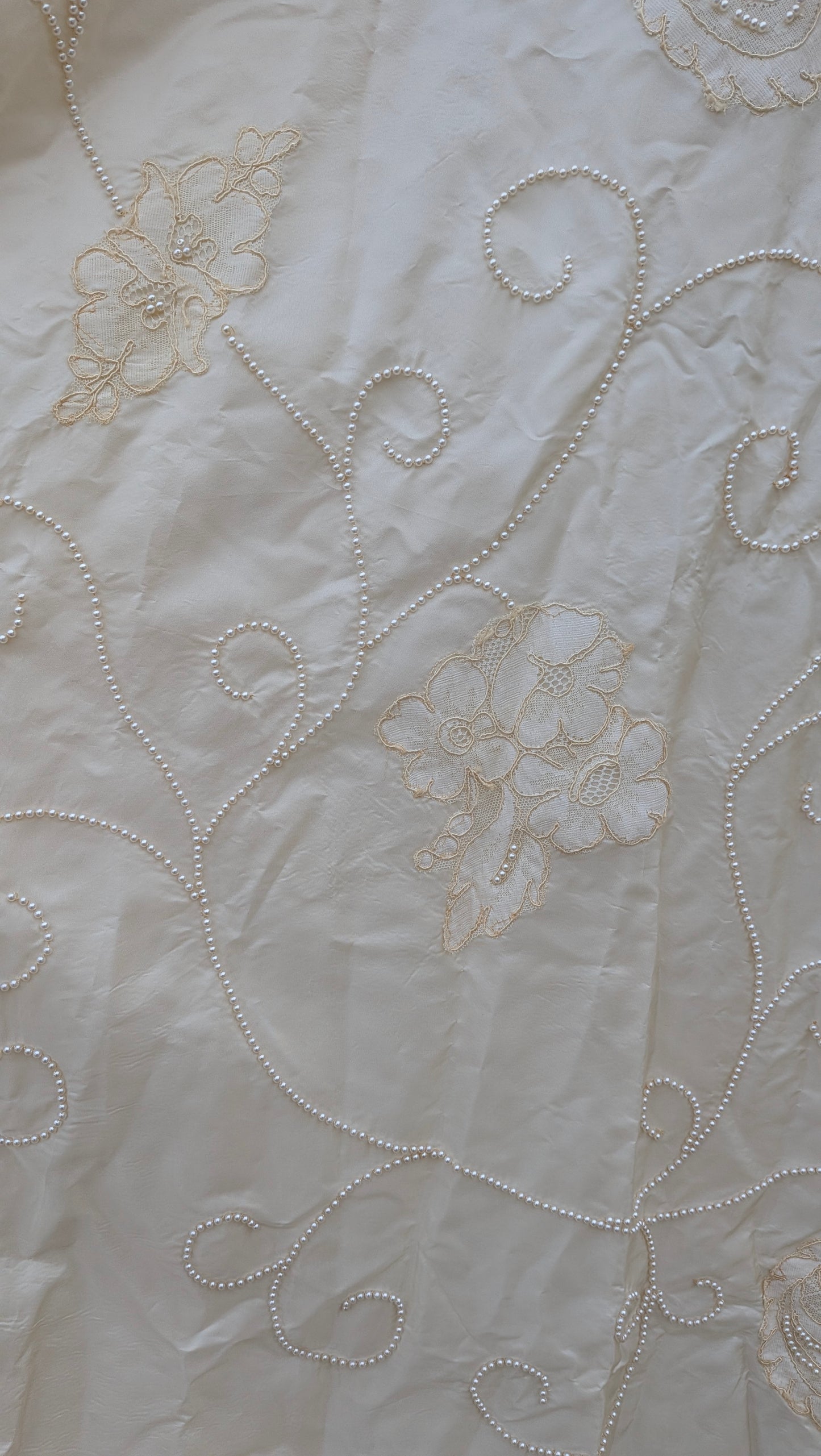 1950s beaded wedding gown Dress Rad Bonnie's Vintage