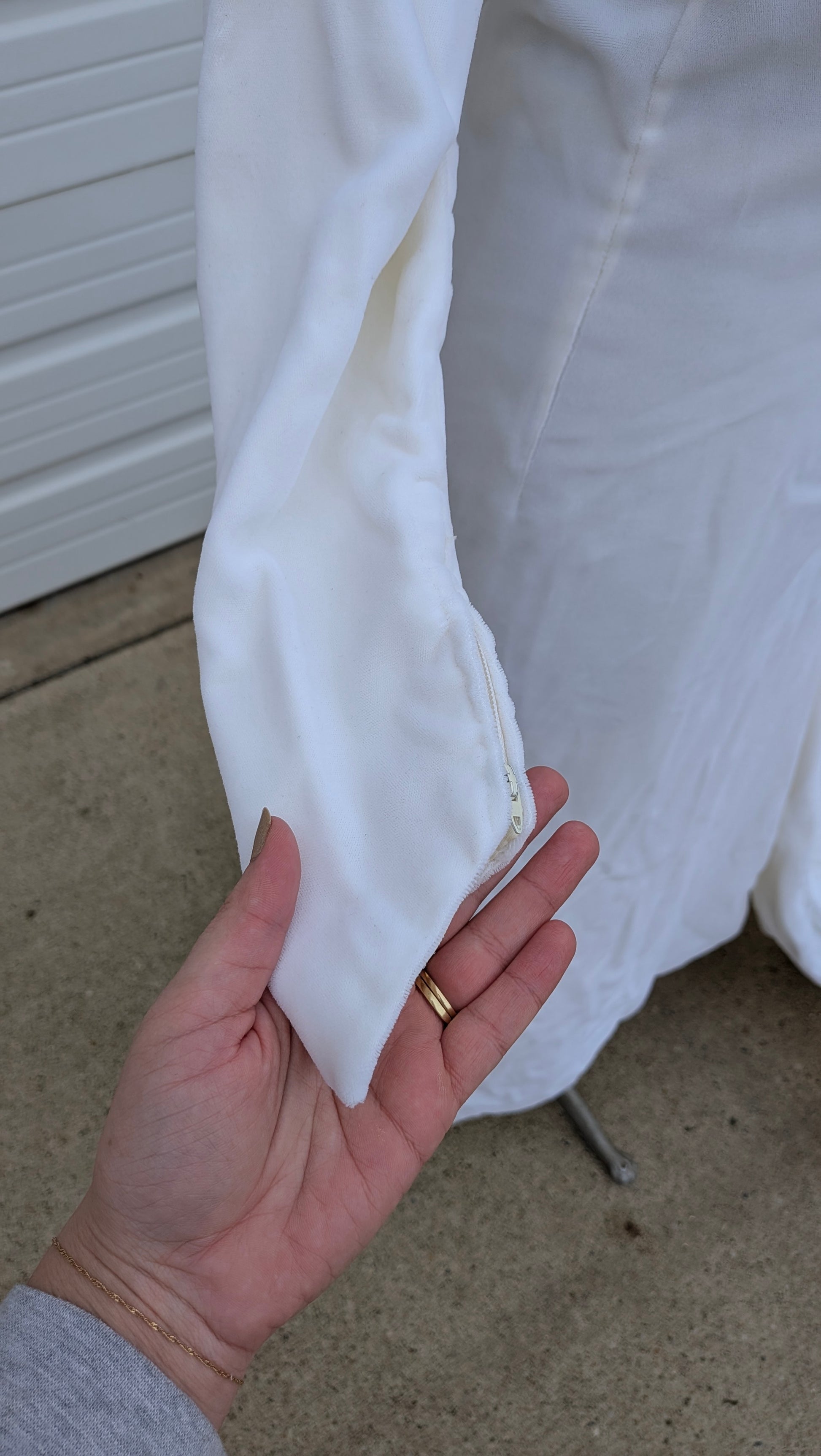 1960s velvet wedding gown Dress Rad Bonnie's Vintage